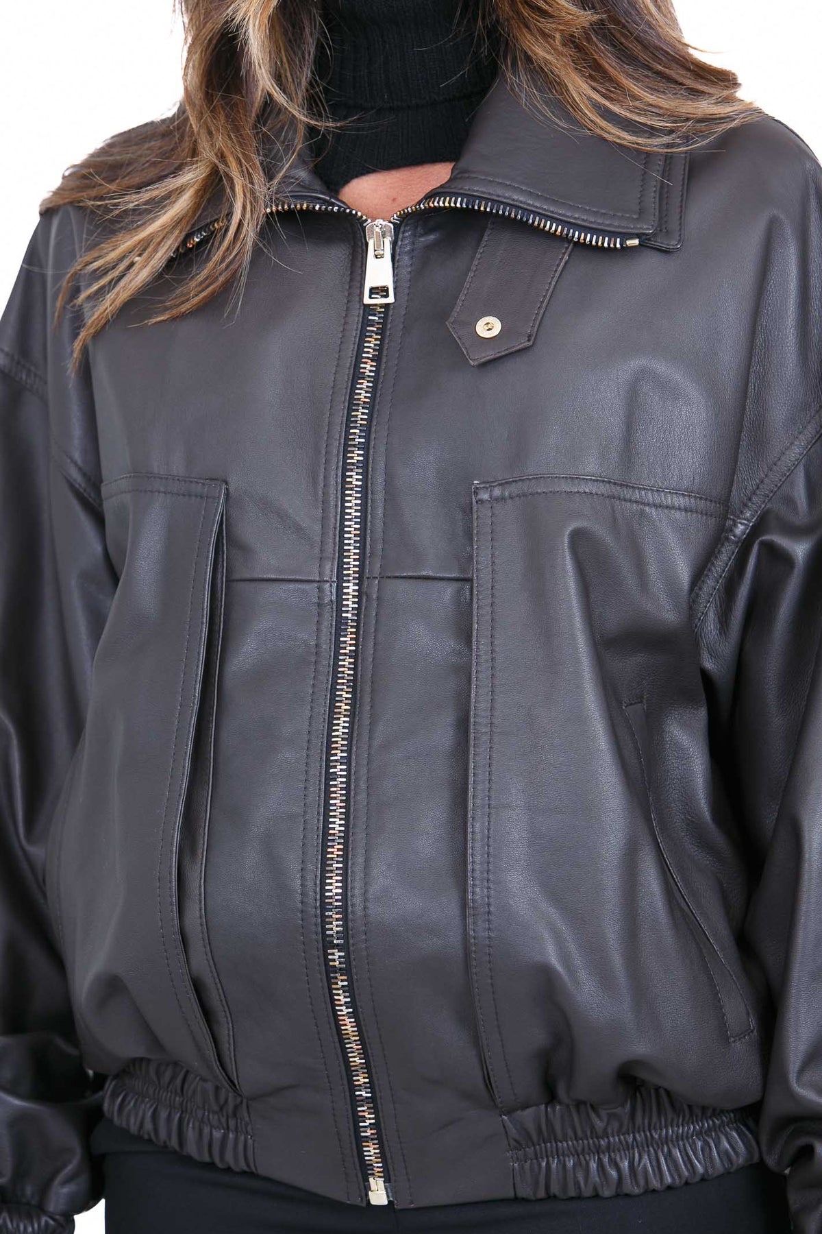 SIMONA CORSELLINI Bomber Dark chocolate GBS0101-C0420001 V0761