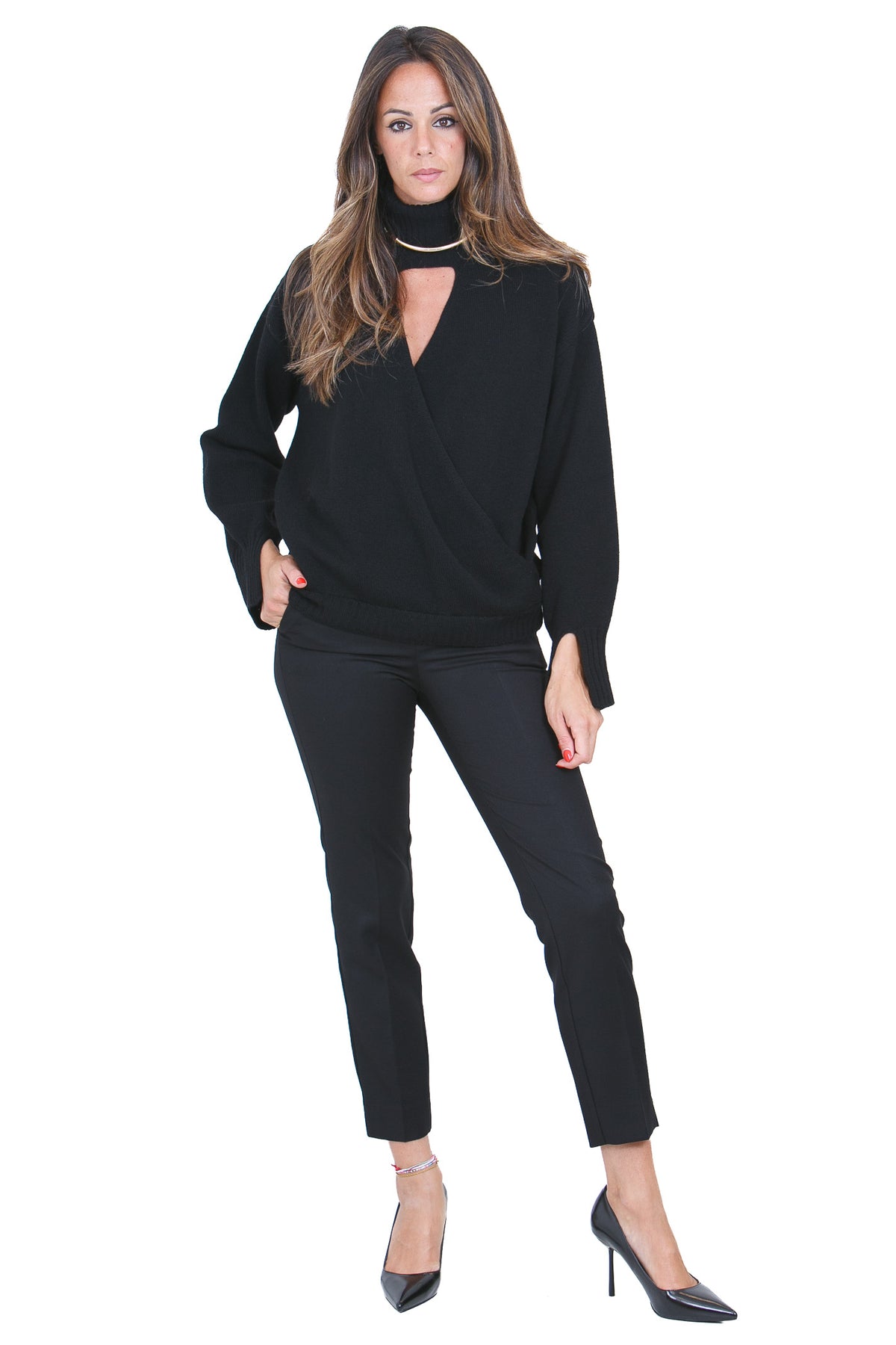 SIMONA CORSELLINI Maglie Nero MGG0601-C0380003 V0003