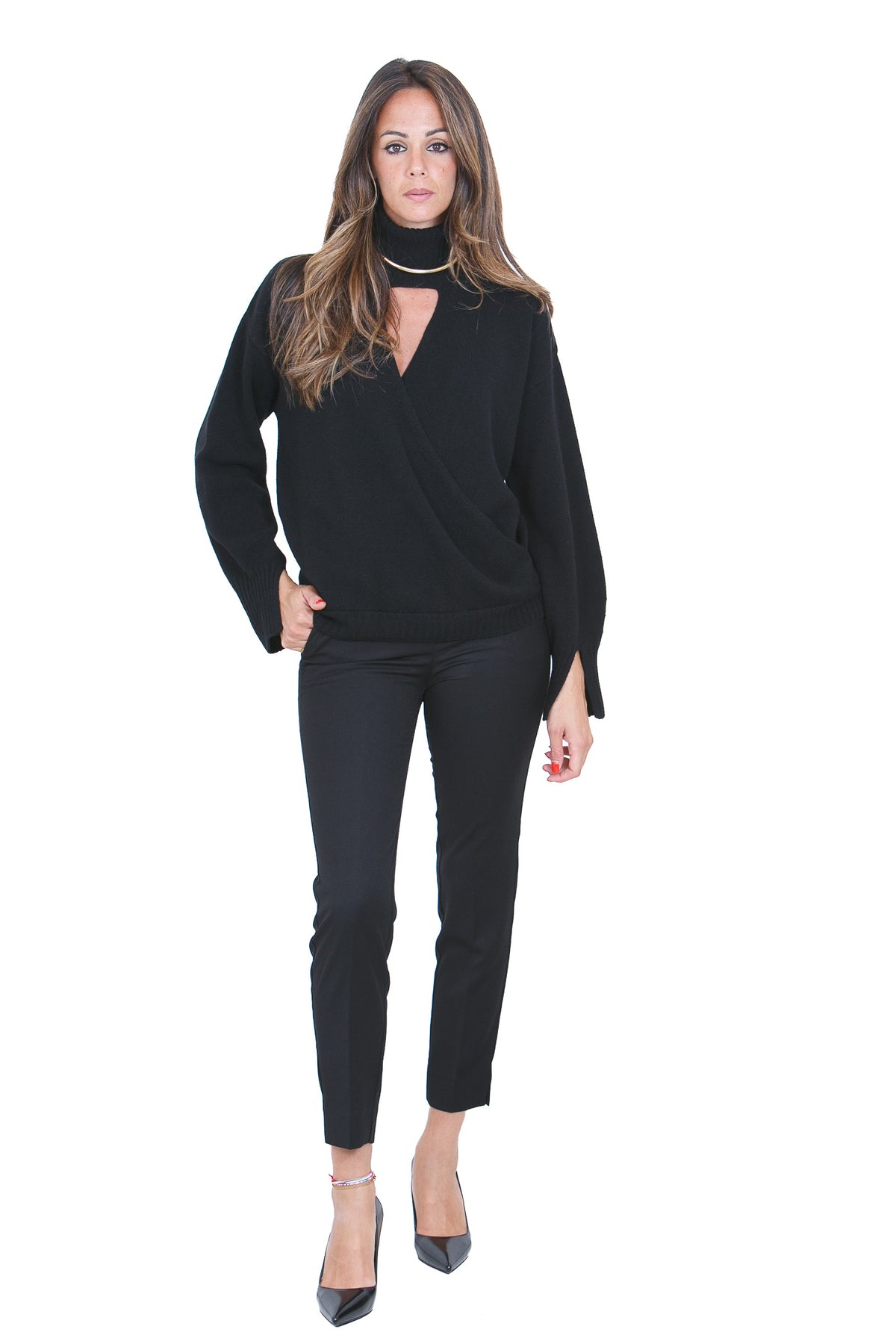 SIMONA CORSELLINI Maglie Nero MGG0601-C0380003 V0003