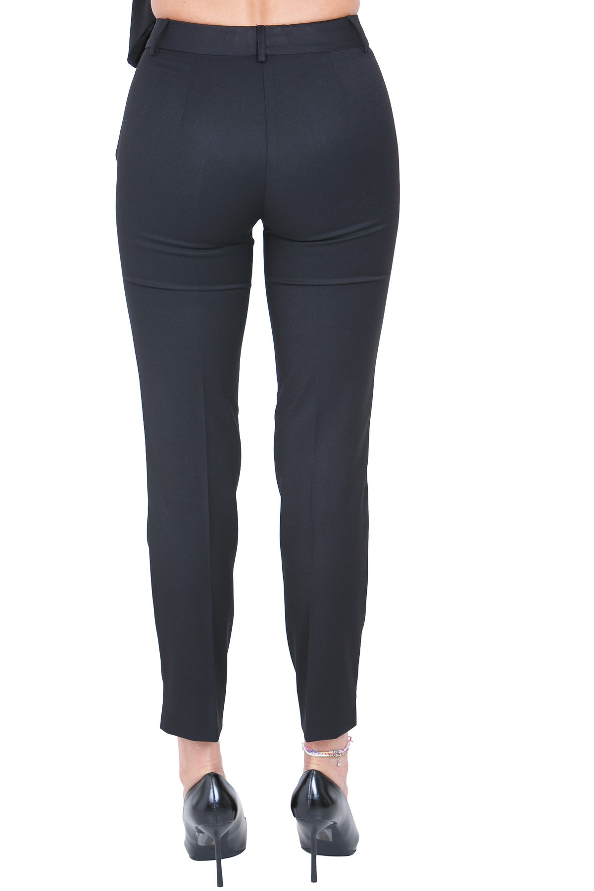 SIMONA CORSELLINI Pantaloni Nero PAW28B1-TFLP0001 V0003