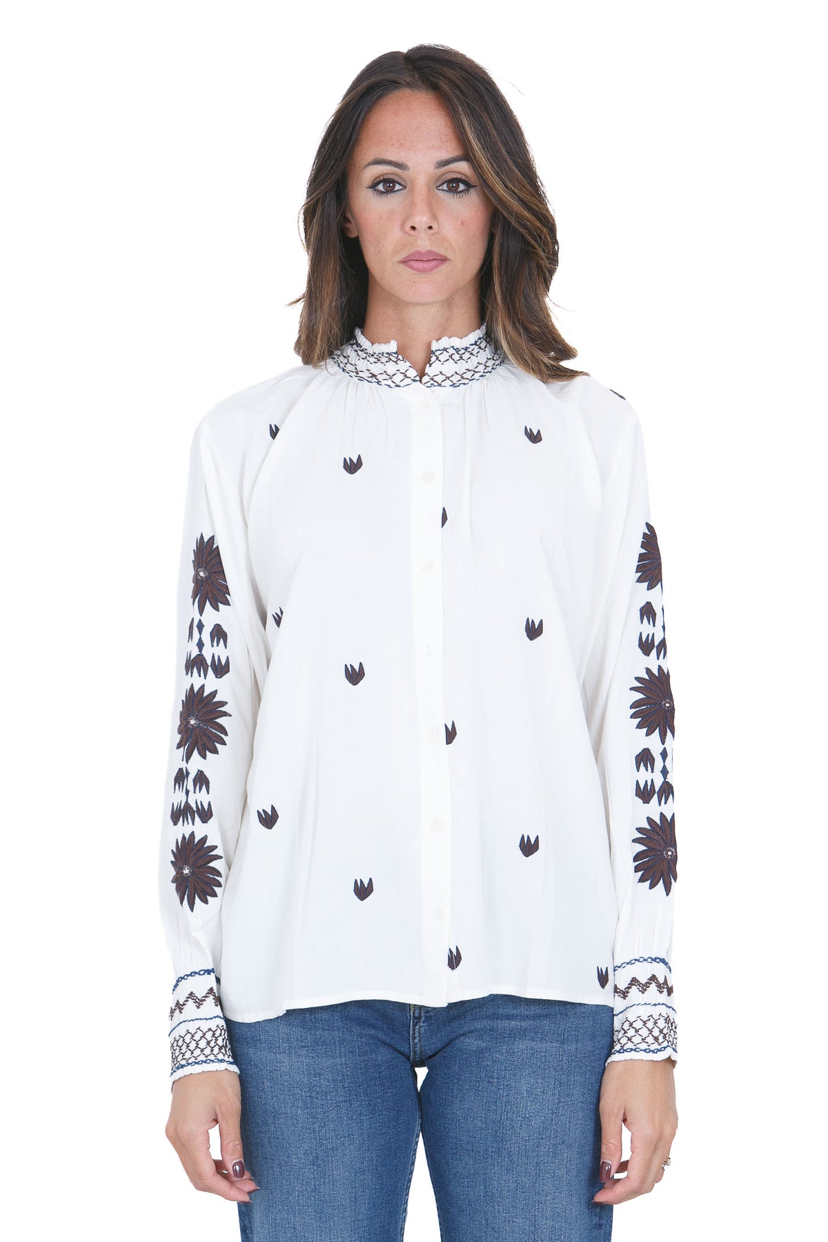 STELLA FOREST Camicie Ecru ELIA-CH021 EC