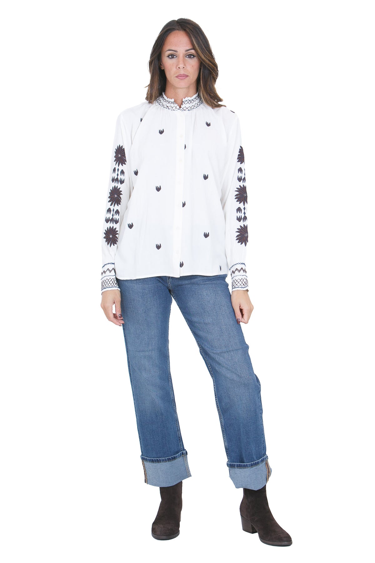 STELLA FOREST Camicie Ecru ELIA-CH021 EC
