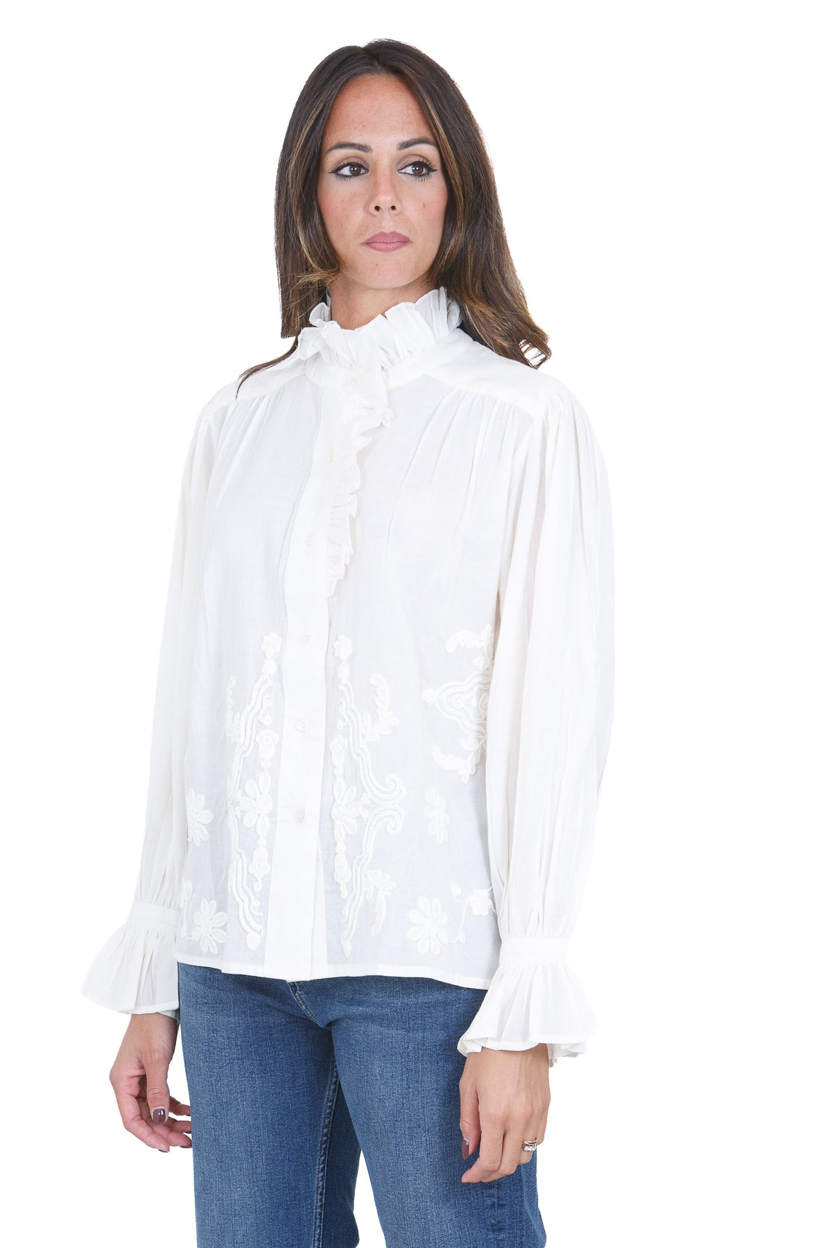 STELLA FOREST Camicie Ecru NAPERONI-CH008 EC