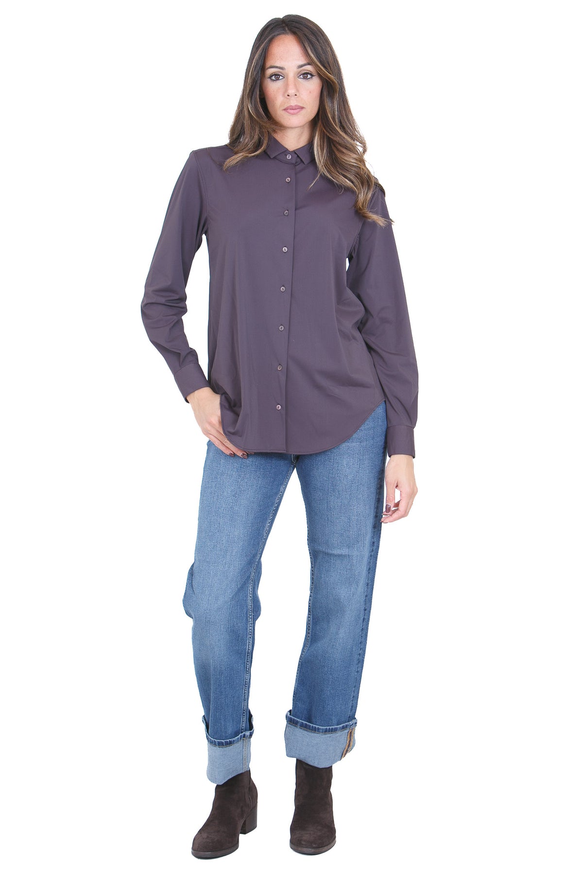 XACUS Camicie Prugna GISELLEKT-1107/15480 167