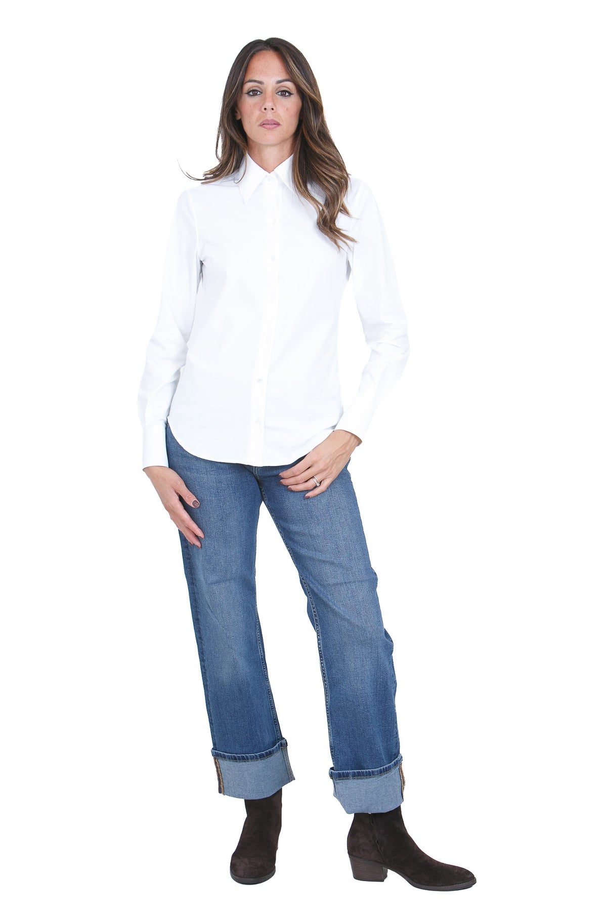 XACUS Camicie Bianco PERLAKT-1112-15480 001