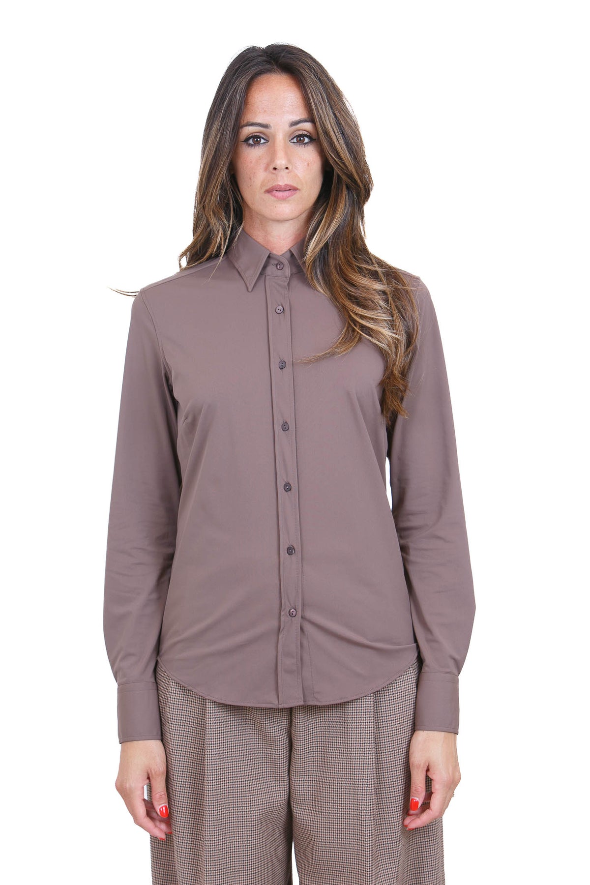 XACUS Camicie Cioccolato SARAKT-1101-15480 163