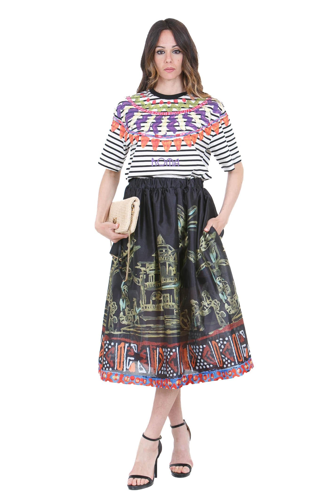 STELLA JEAN T-shirt rigata T- Shirt Rigata T531 H016