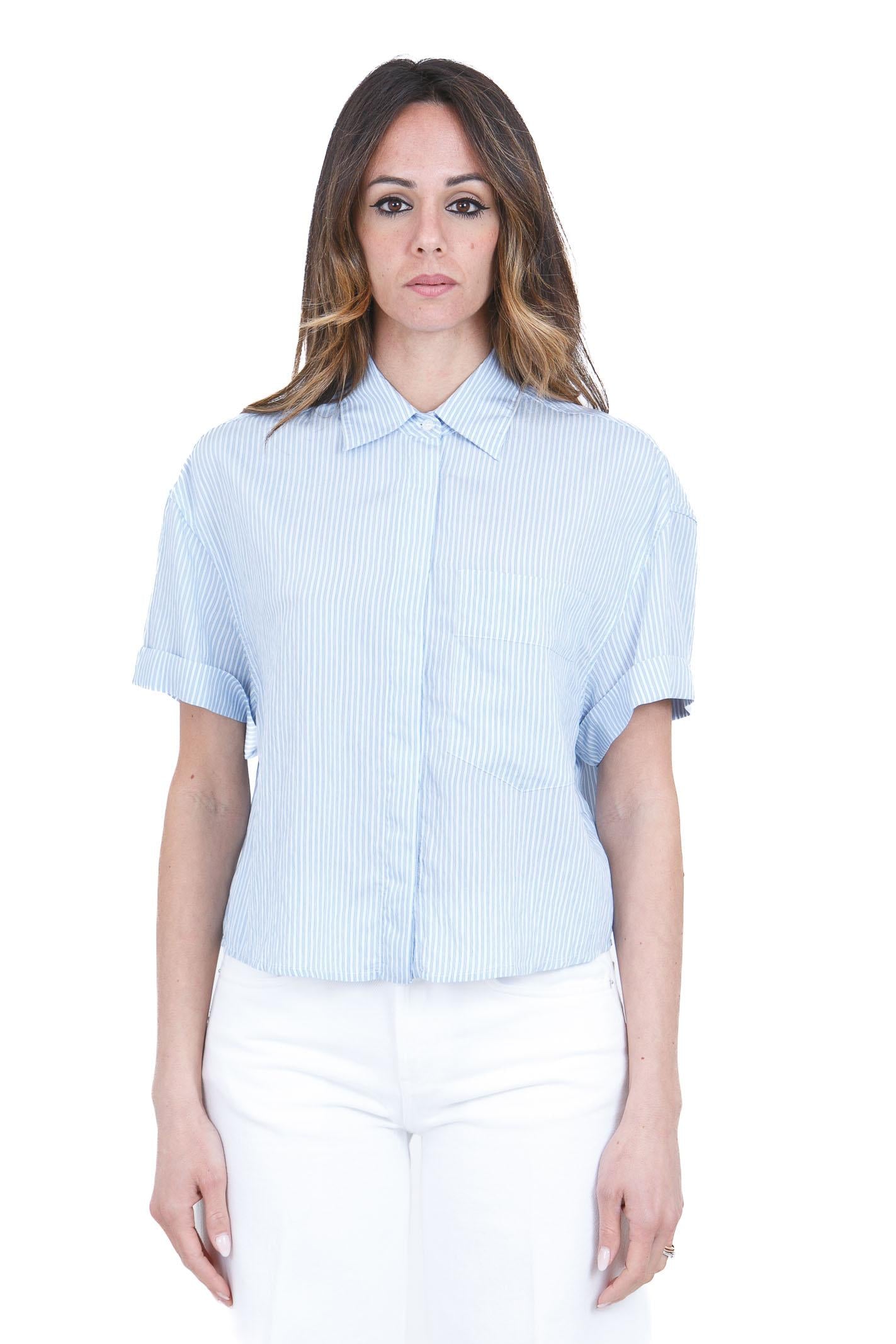 DONDUP Camicie Celeste DC490EF0161D002-RIGA 806