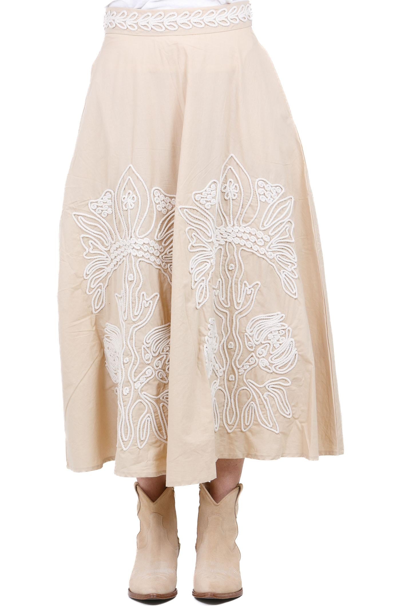 STELLA FOREST Gonne Beige ALMA-E26JU017 BEIGE