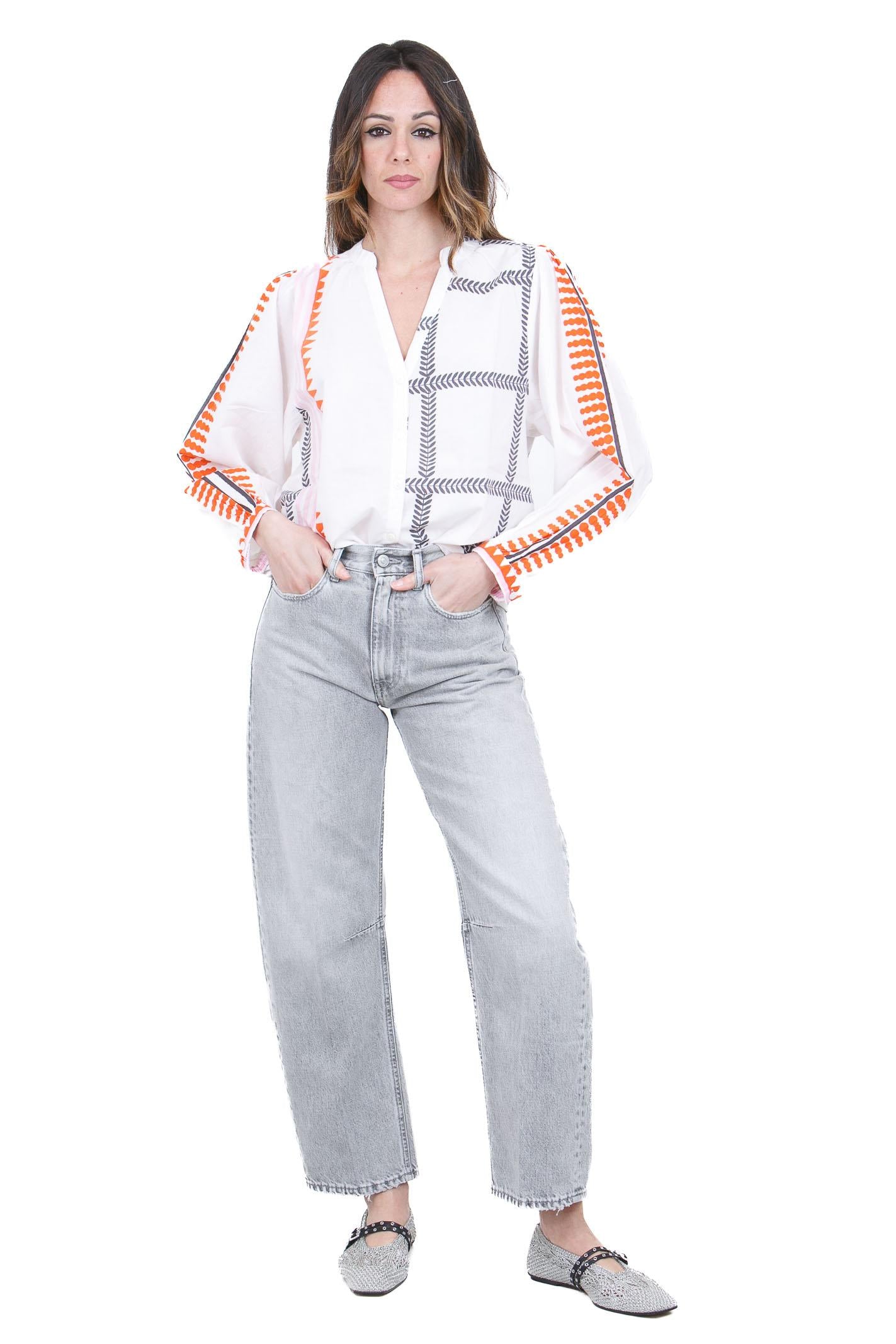 STELLA FOREST Camicie Ecru SOLENE-E26CH18 ECRU