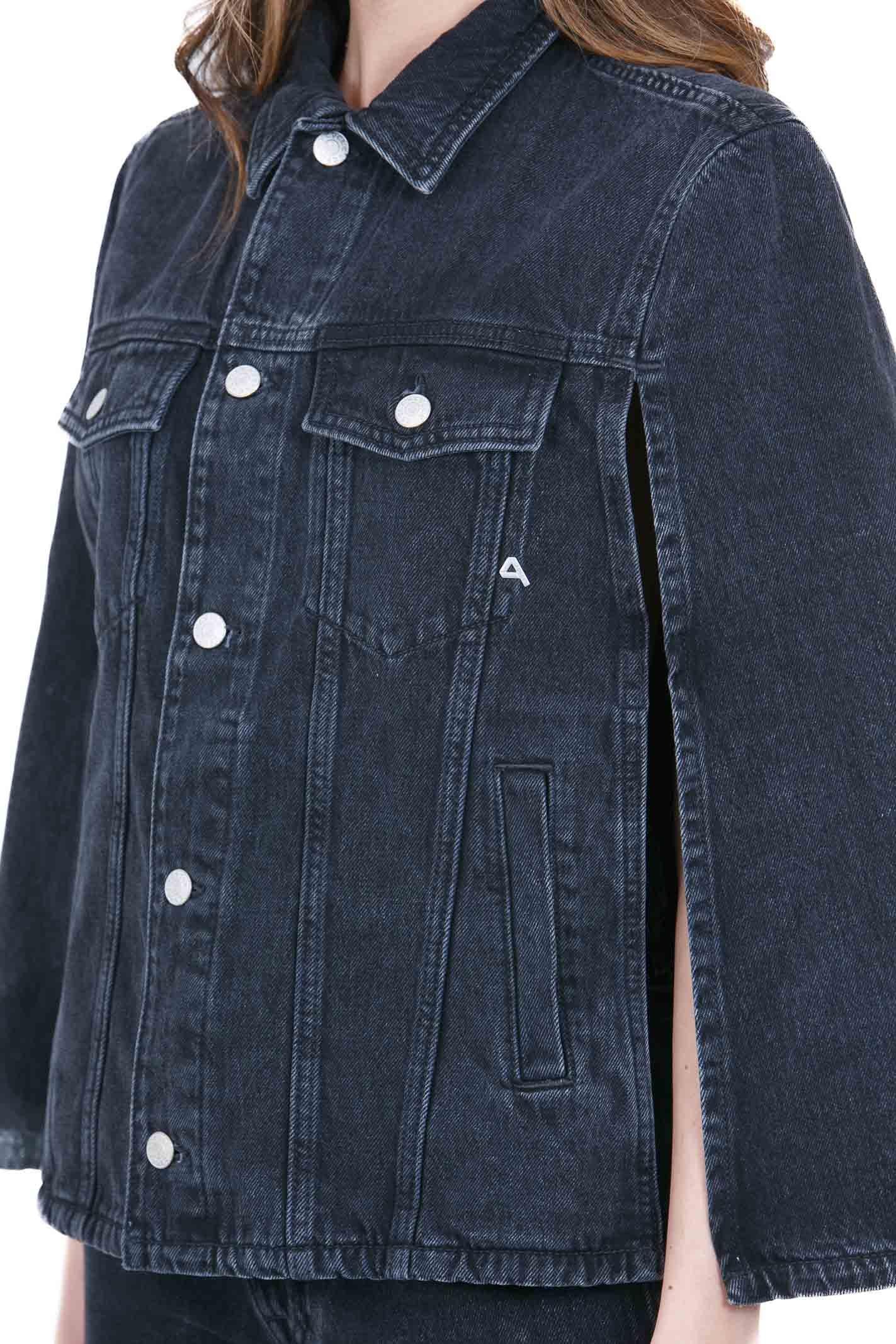 CYCLE Giubbino poncho Candy in denim<BR/> Giubbotti Black CANDY-CC452JI08 11