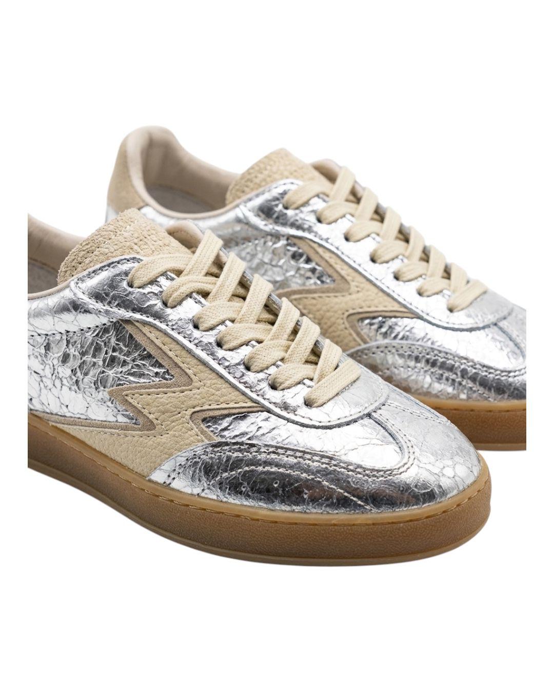 MOACONCEPT Sneakers MoaConcept metallizzate Scarpe Silver CL293 M08L