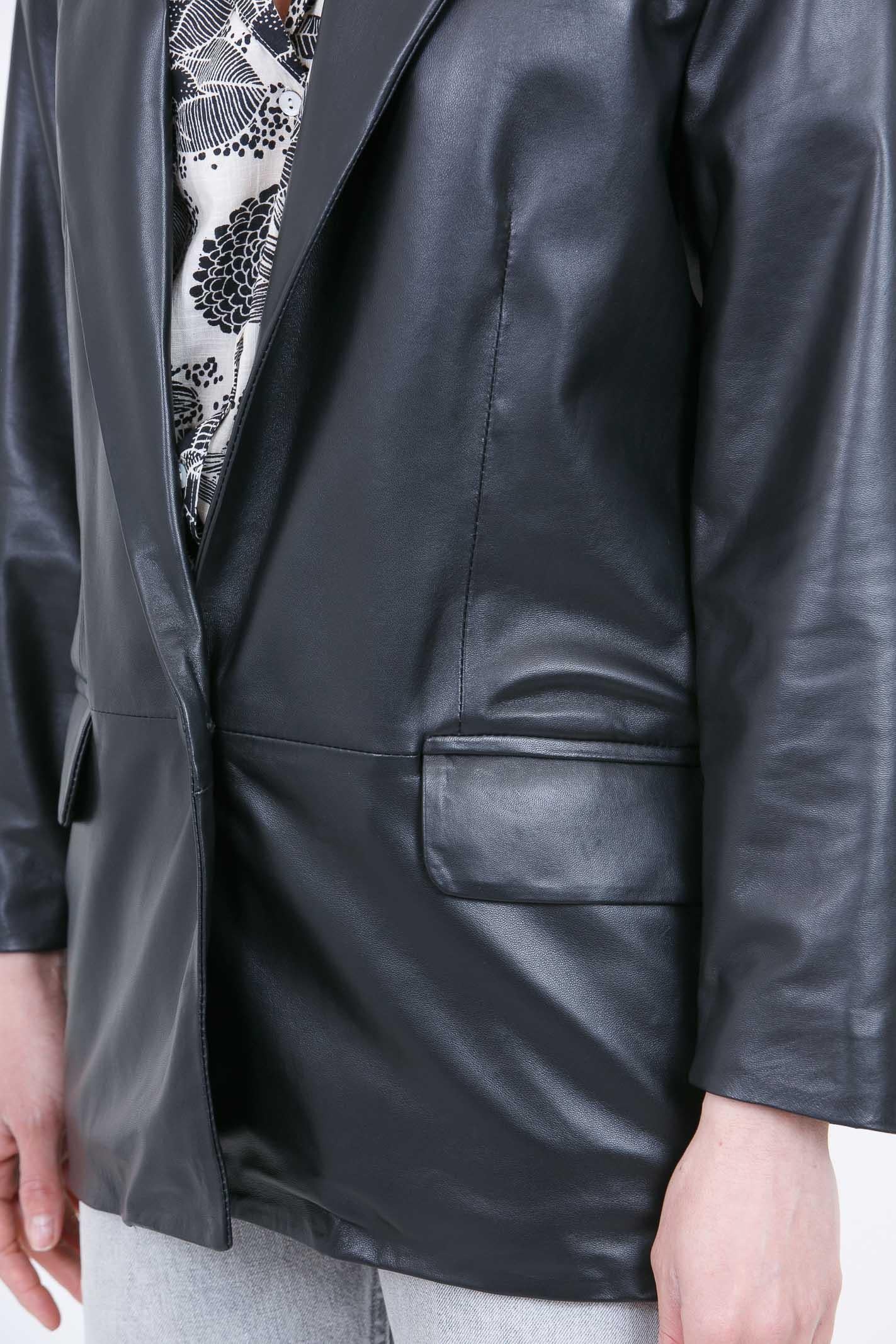 GQUADRO Blazer Nero GIACCA OVER K7-1
