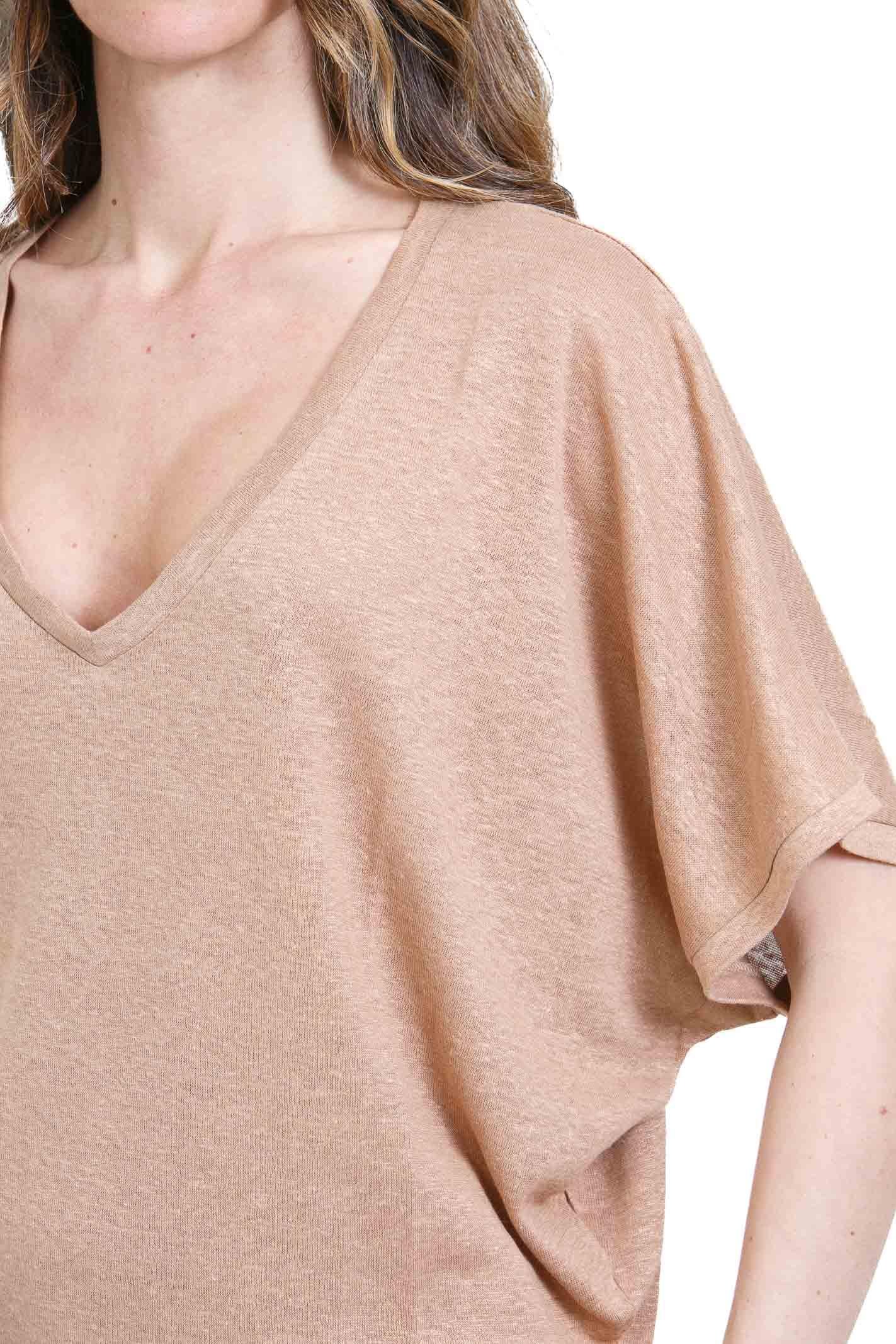 NOT SHY T- Shirt Moka SOPHIA-NF8B000LIP000 MOKA