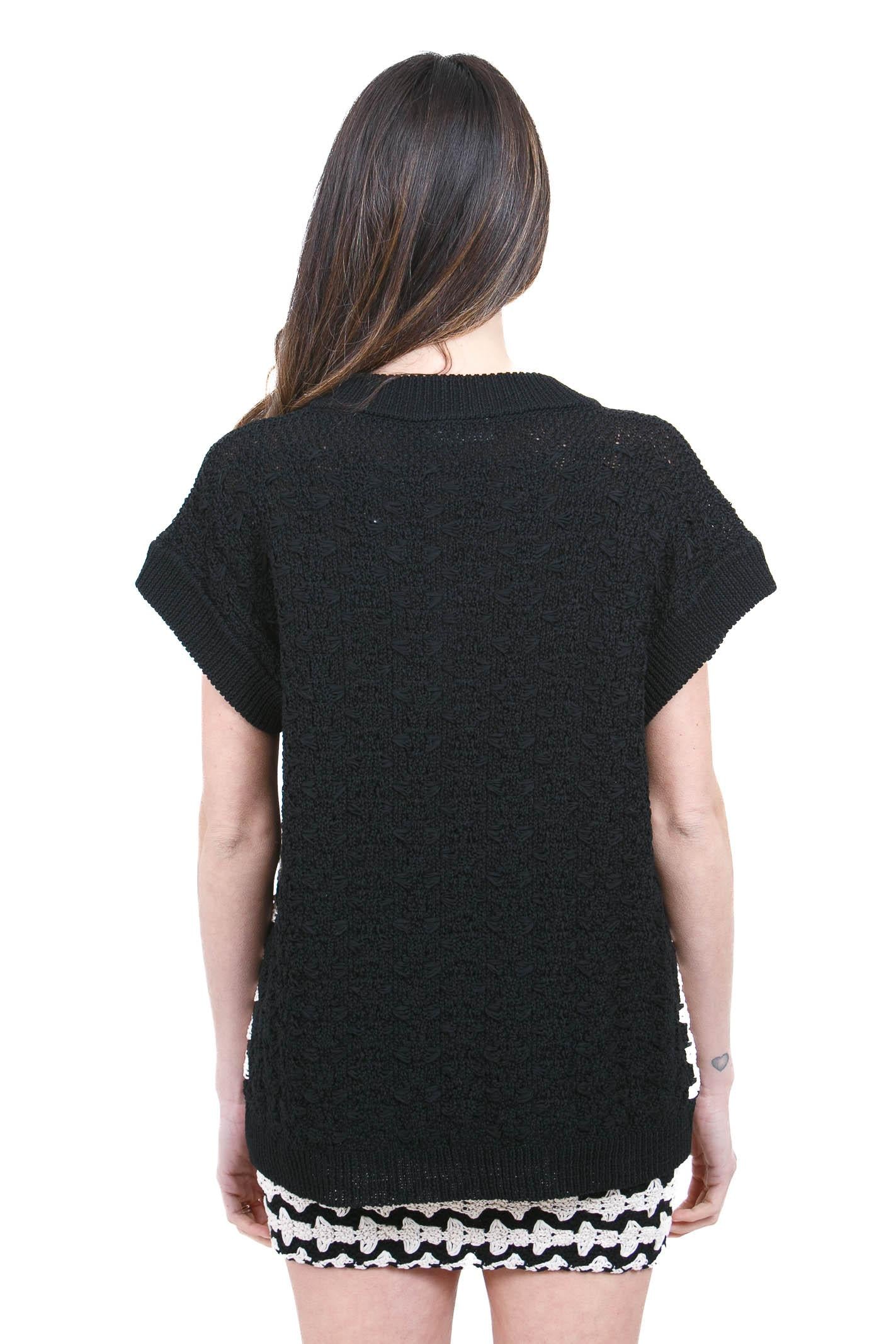 ROBERTO COLLINA Maglie Nero/ecru 261FXA33016 09