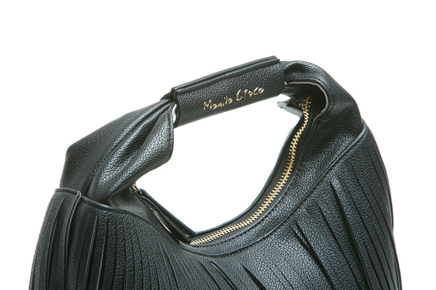 MANILA GRACE Borse Nero B825EU-MINI MA001