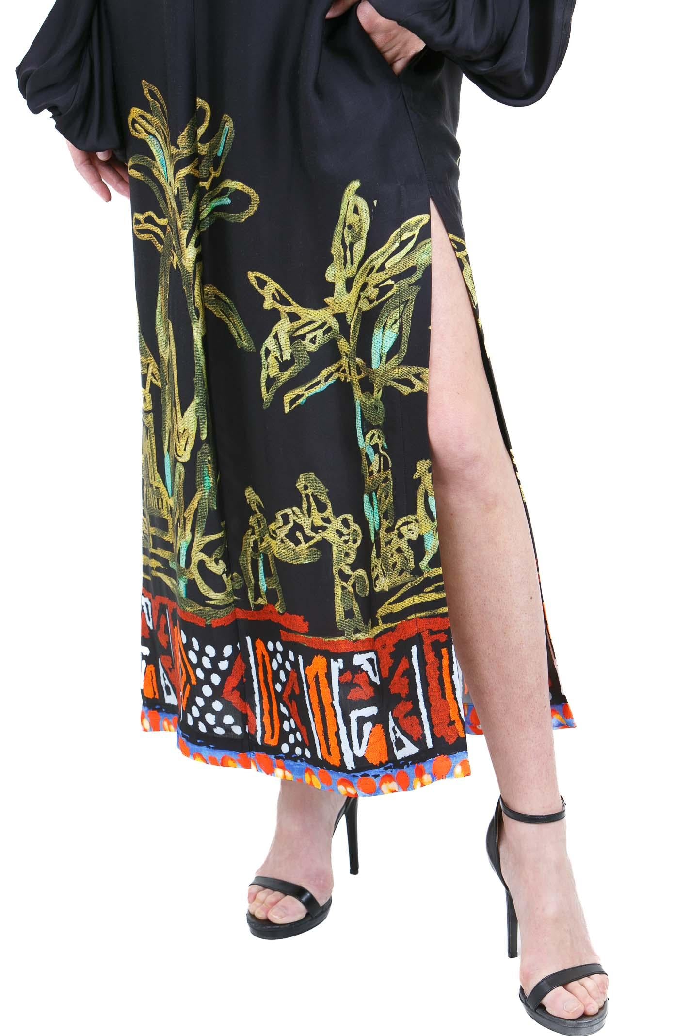 STELLA JEAN Caftano fantasia Abiti Nero A579 H012