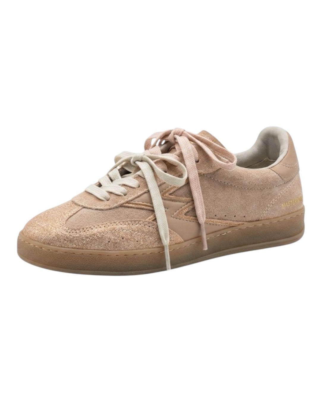 MOACONCEPT Sneakers MoaConcept powder pink suede glitter Scarpe Pink CL276 M08L