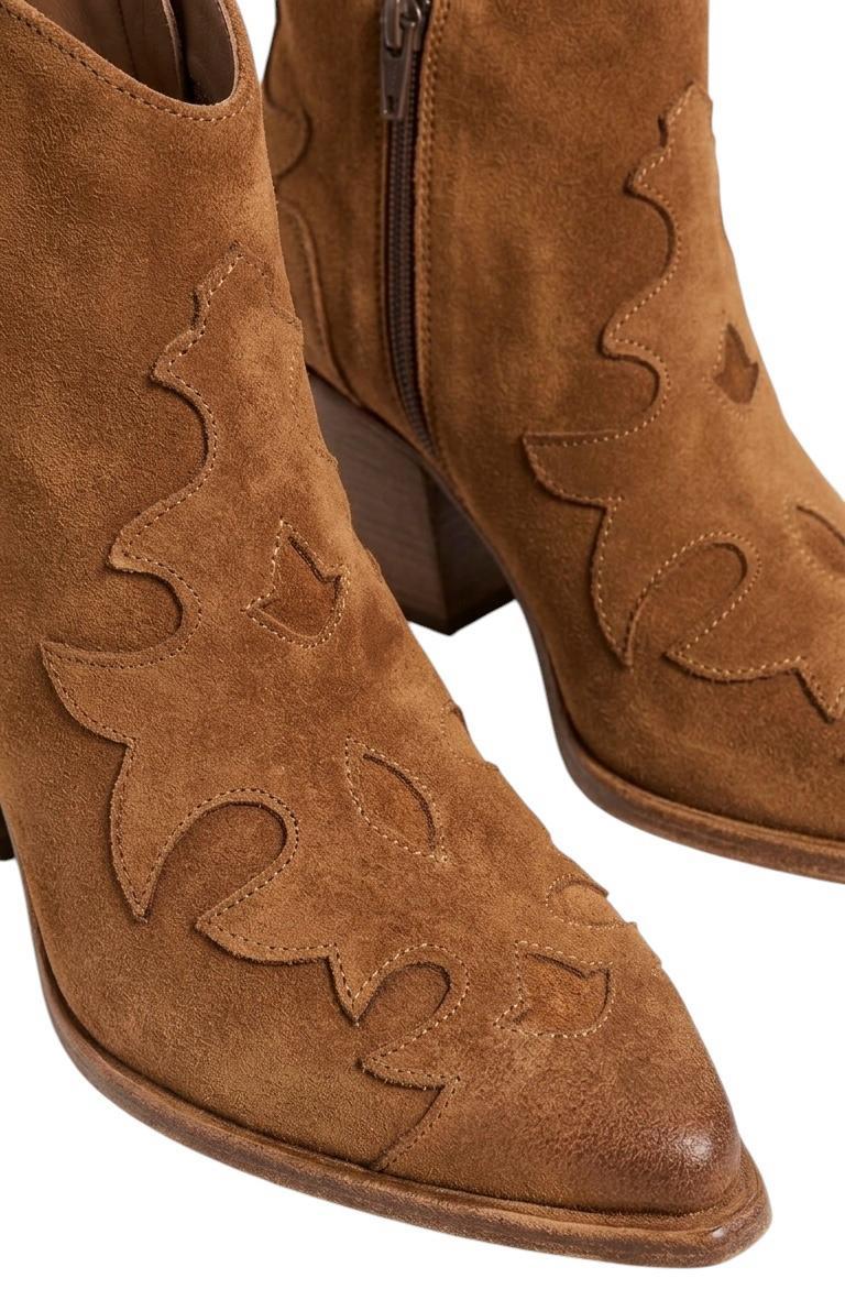 DUCCIO DEL DUCA Tronchetto in camoscio Scarpe Cuoio DD138 377 VELUR