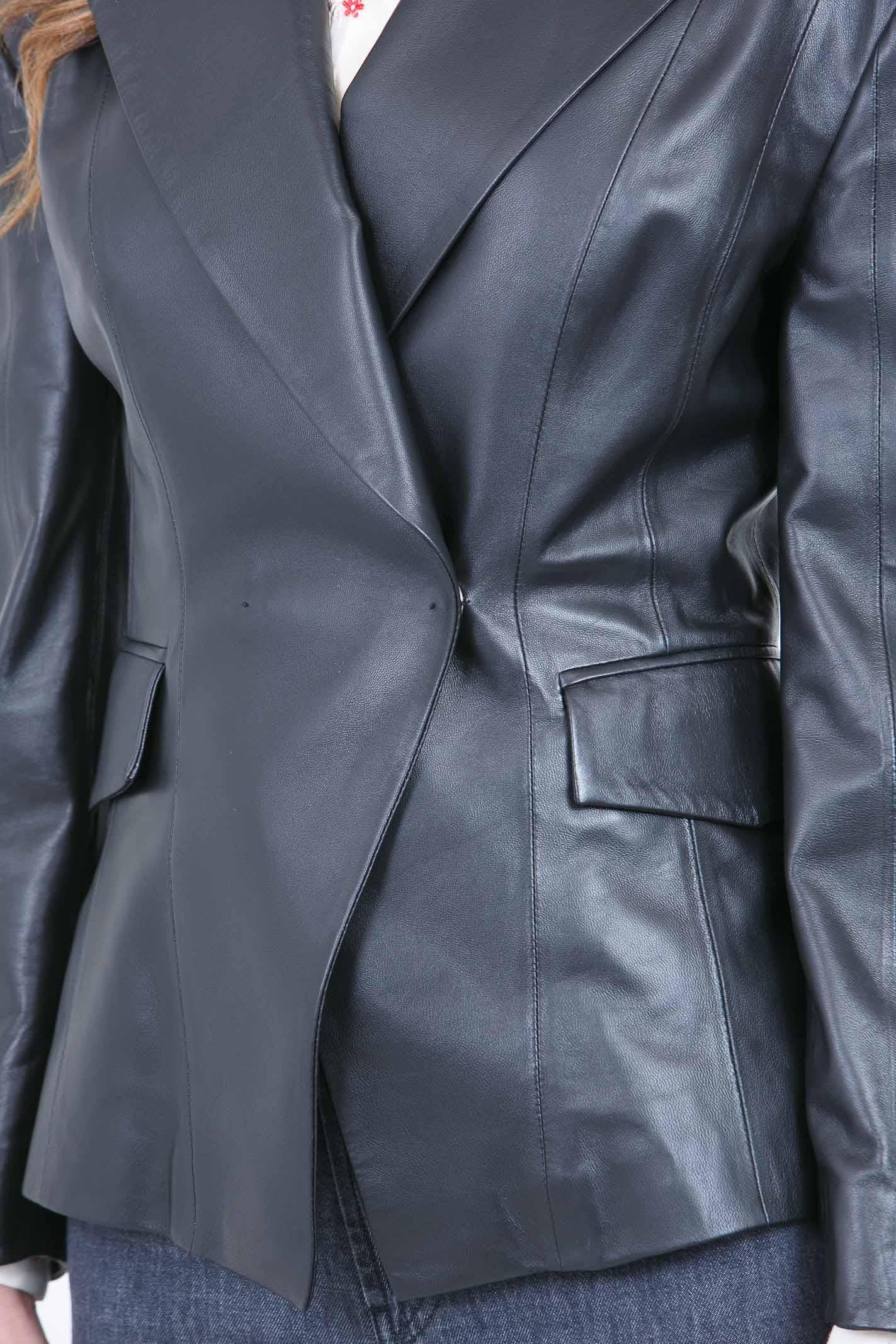 DONDUP Blazer doppiopetto slim con ampio rever Blazer Nero DJ765PL0662DXXX 999