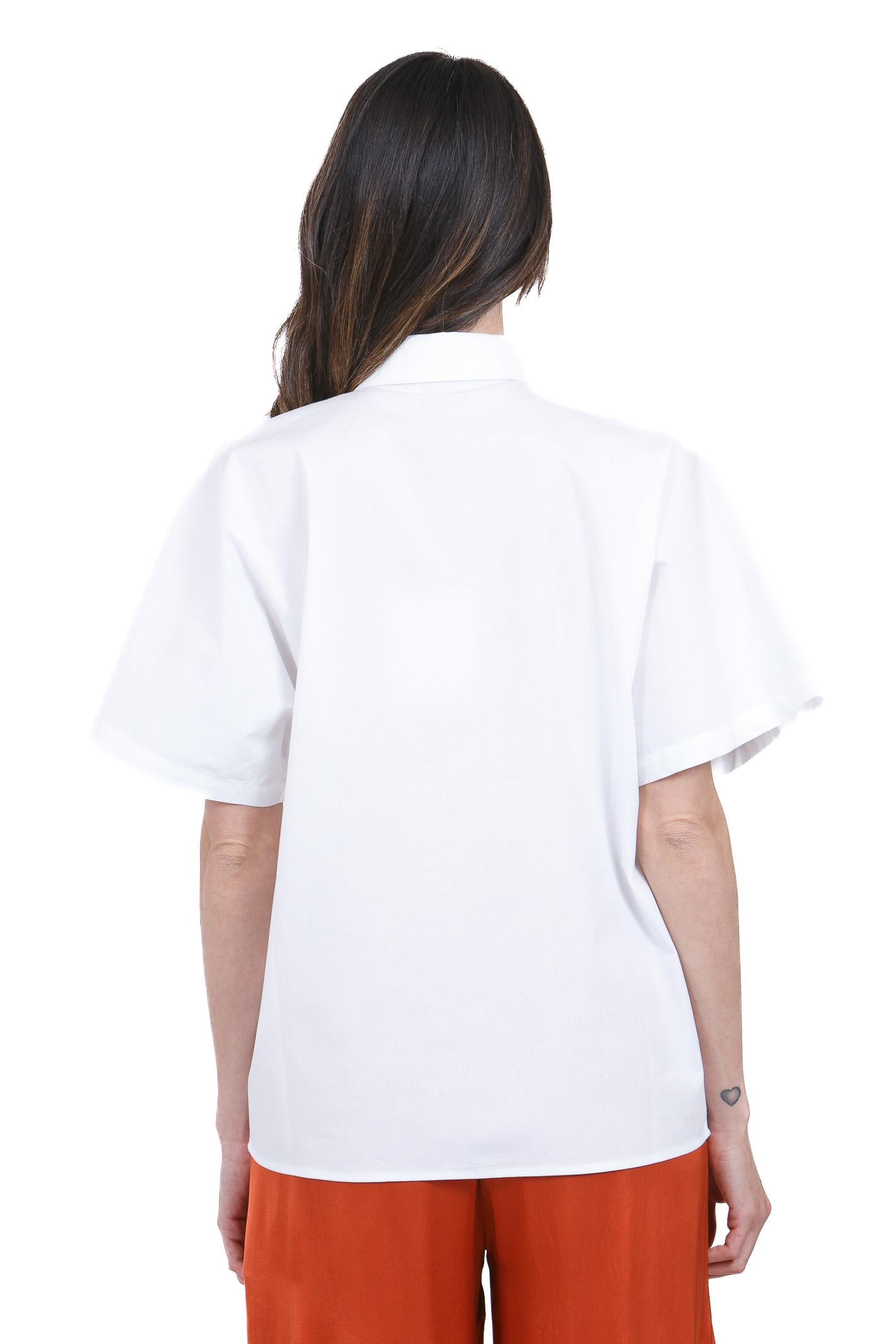 STELLA JEAN Camicia ricamata Camicie Bianco B526 H031