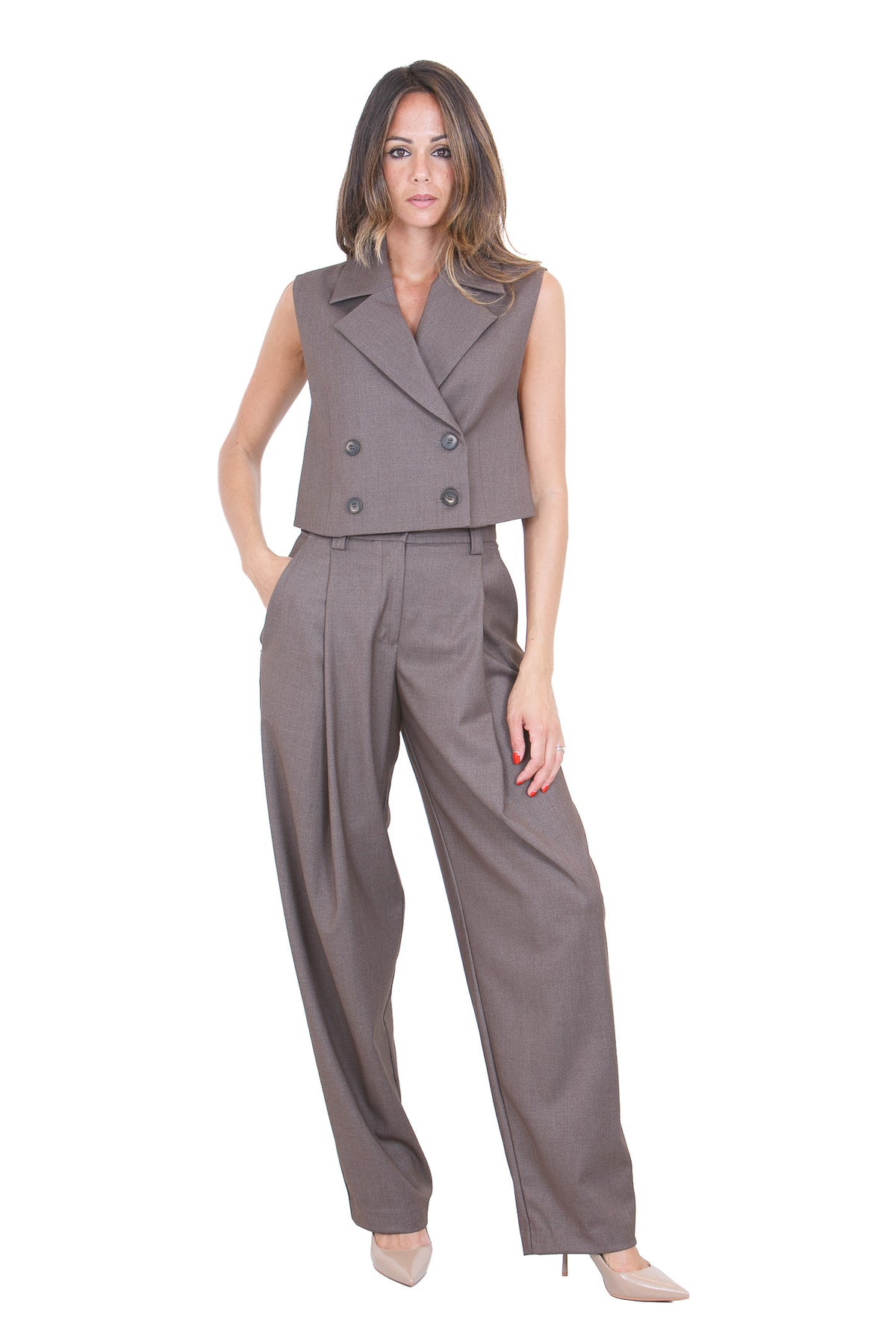 8PM  Gilet Kasha sc. mel. ZINNIA-62Q83 391 