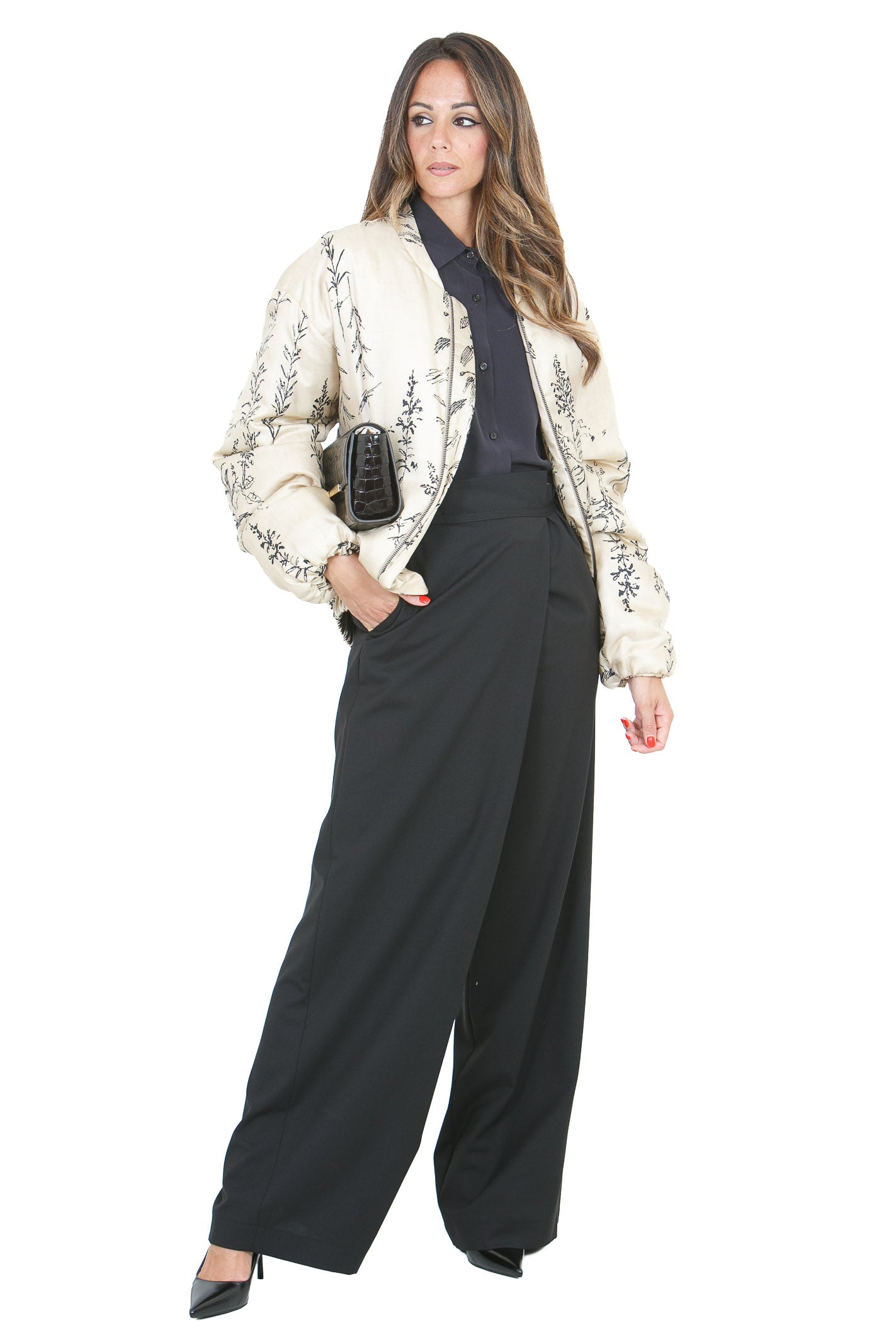 ALYSI  Pantaloni Nero 166147-A6212 NE 