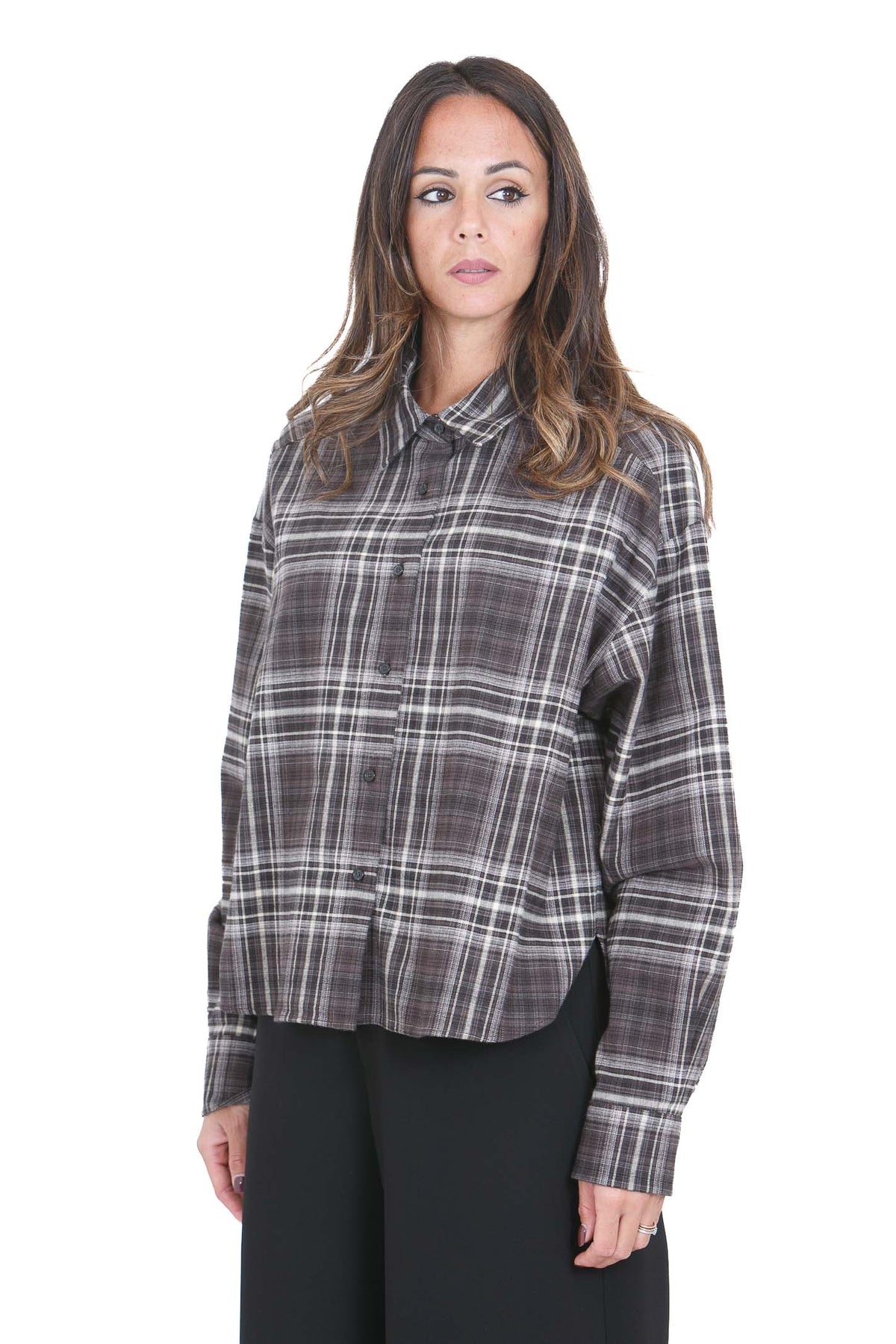 ALYSI  Camicie Choco 166235-A6222 CHOCO 