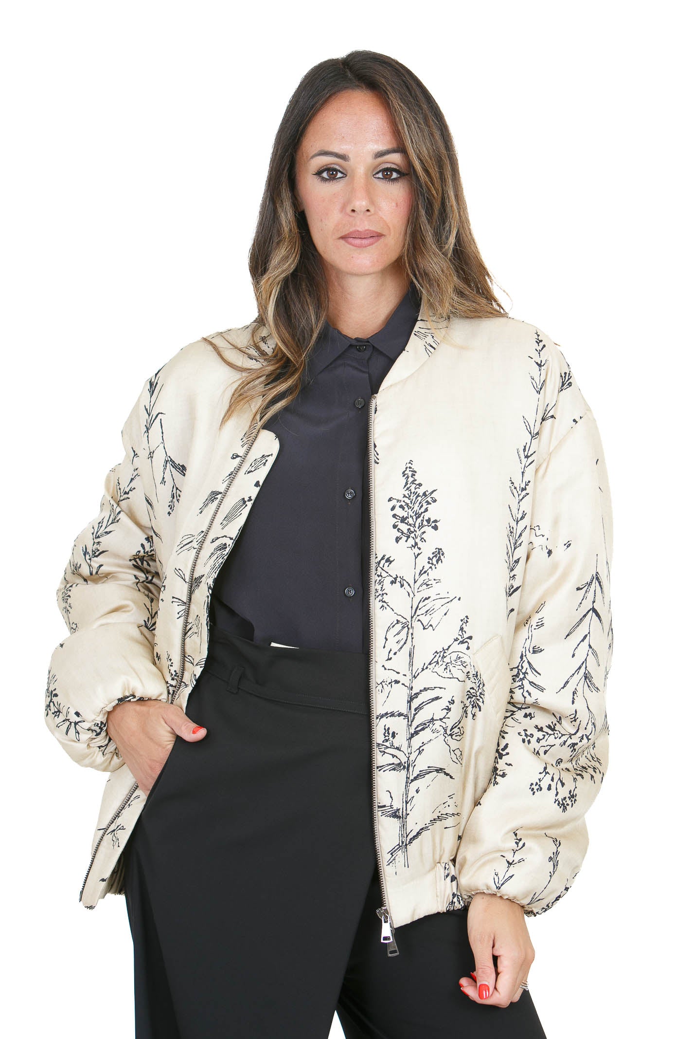 ALYSI  Bomber Crema 166941-A6236 CM 