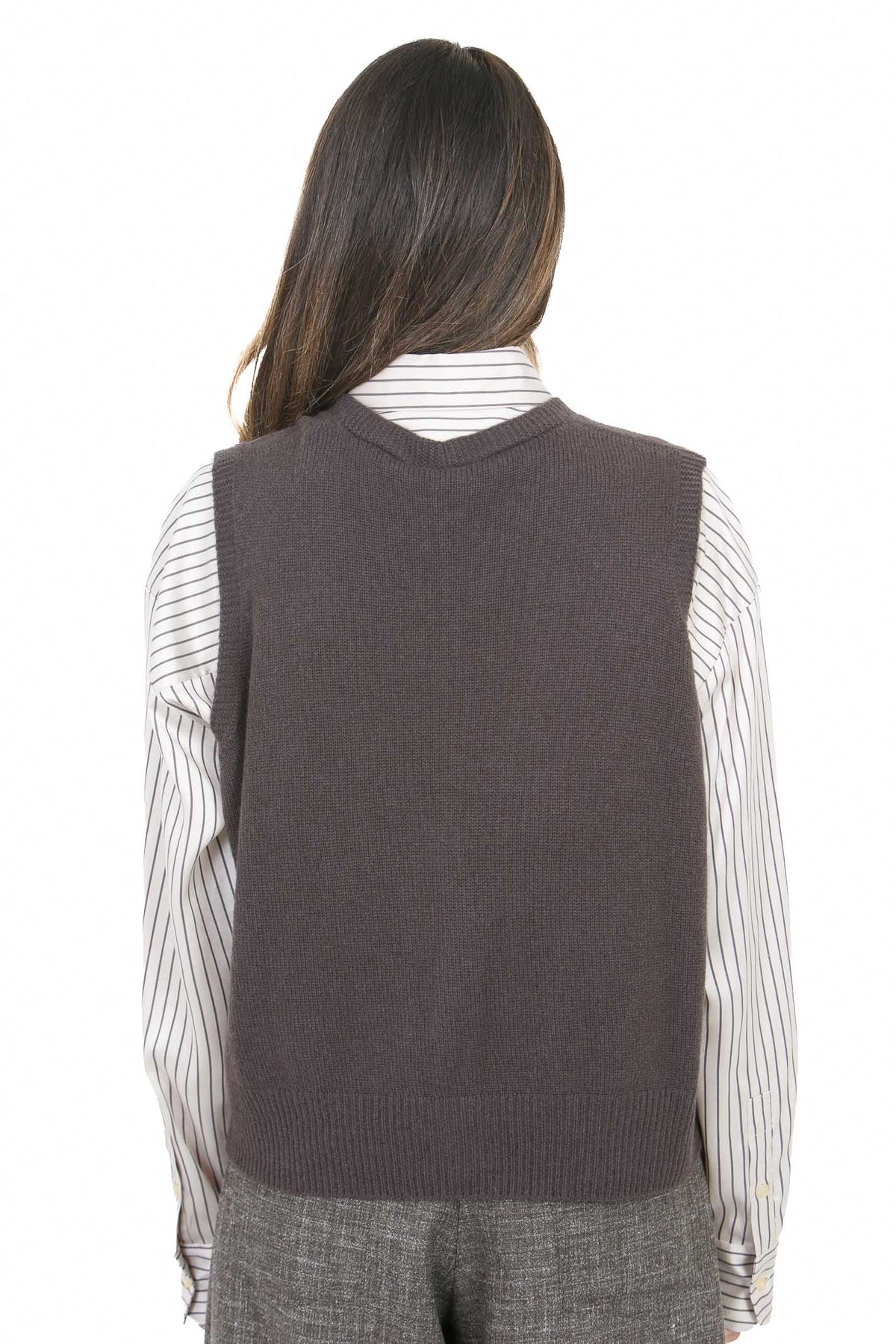 ALYSI  Gilet Cacao 266440-A6043 CACAO 