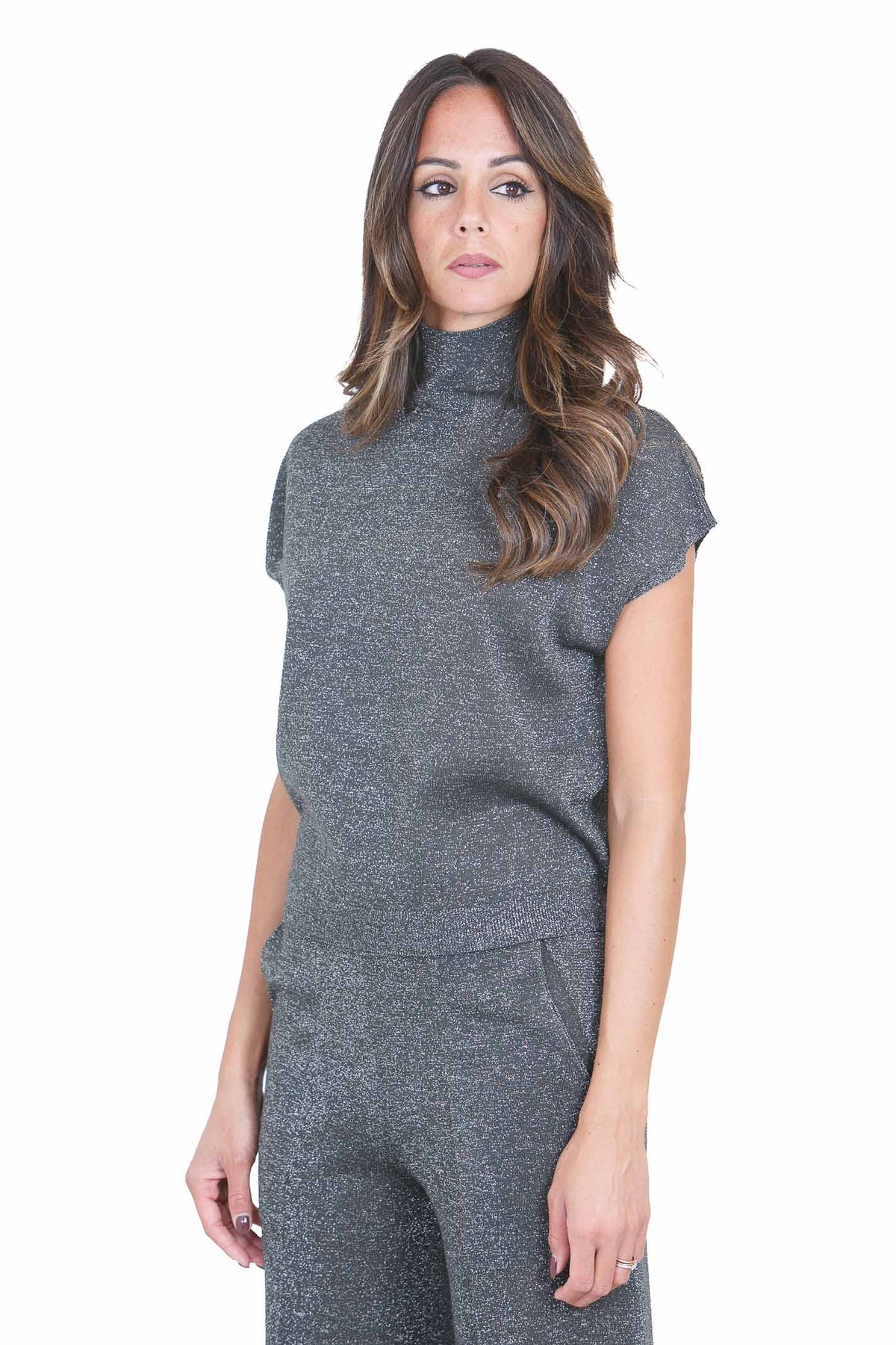 CIRCUS HOTEL  Maglie Grigio melange H6WA01 X91-0 