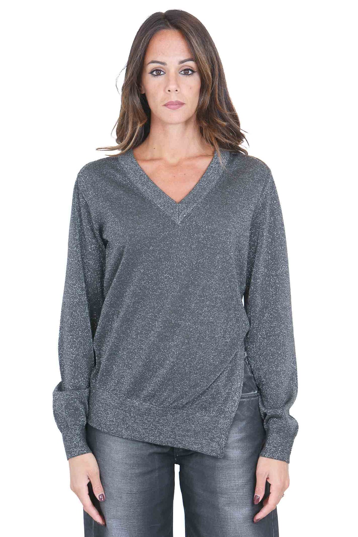 CIRCUS HOTEL  Maglie Grigio melange H6WA07 X91-0 