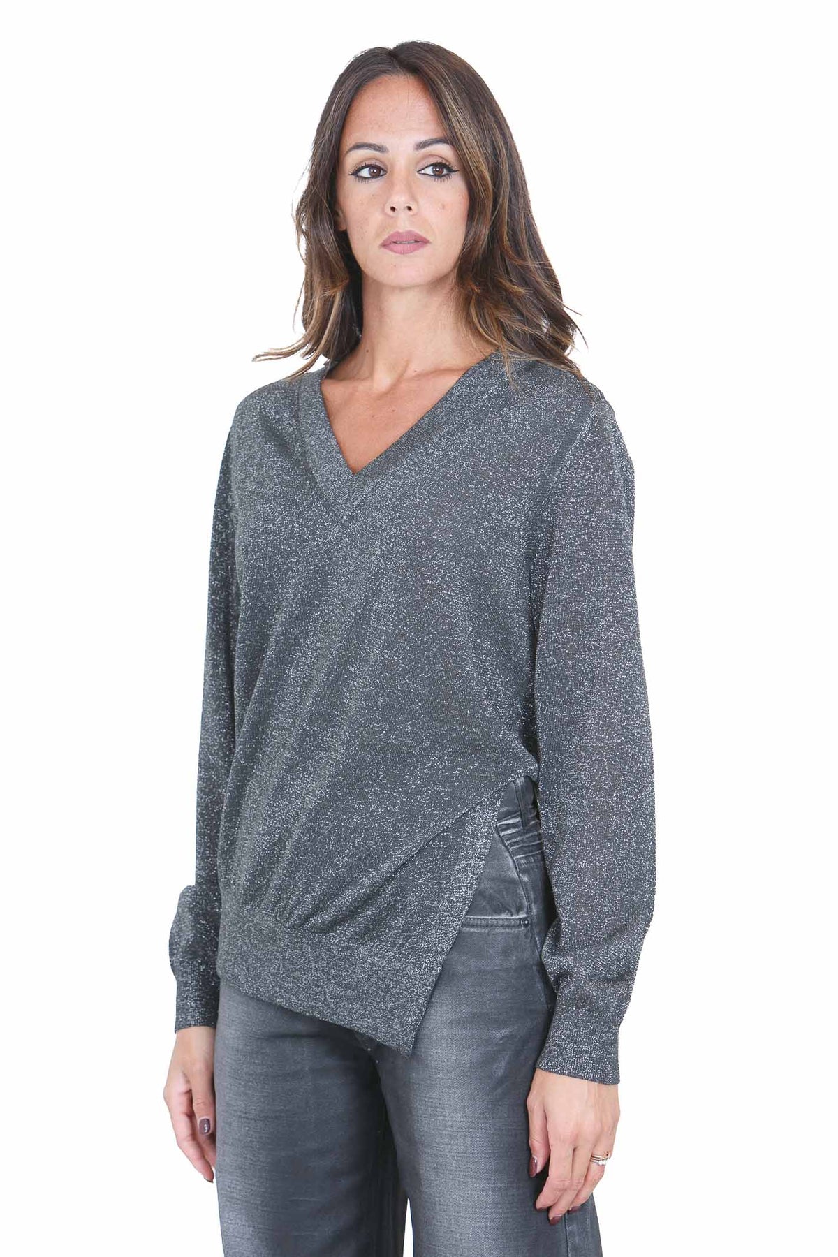CIRCUS HOTEL  Maglie Grigio melange H6WA07 X91-0 