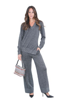 CIRCUS HOTEL  Pantaloni Grigio melange H6WA13 X91-0 
