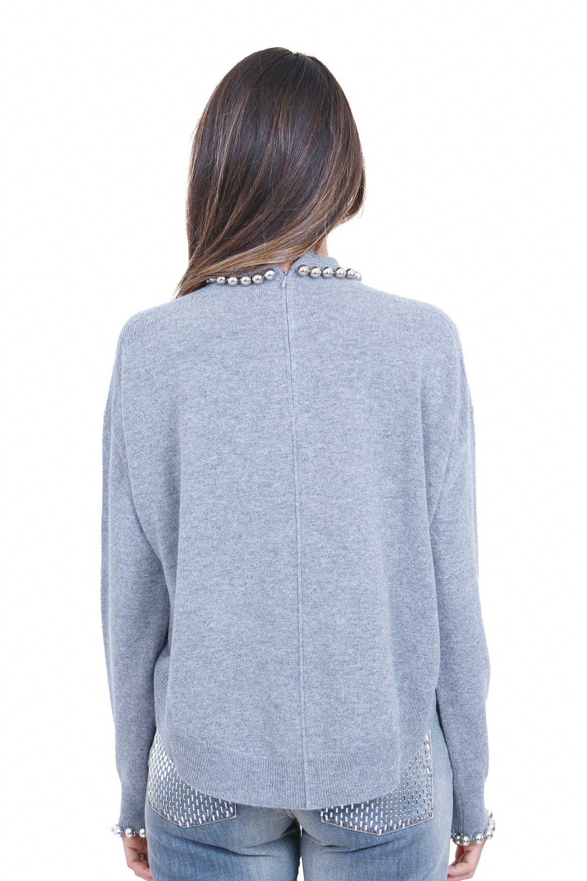 CIRCUS HOTEL  Maglie Grigio melange H6WR05 X91-0 