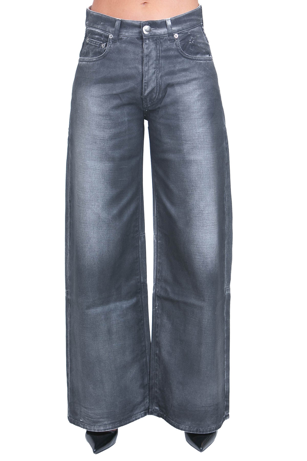 CIRCUS HOTEL  Jeans Black waxed H6WY26 JNS76 