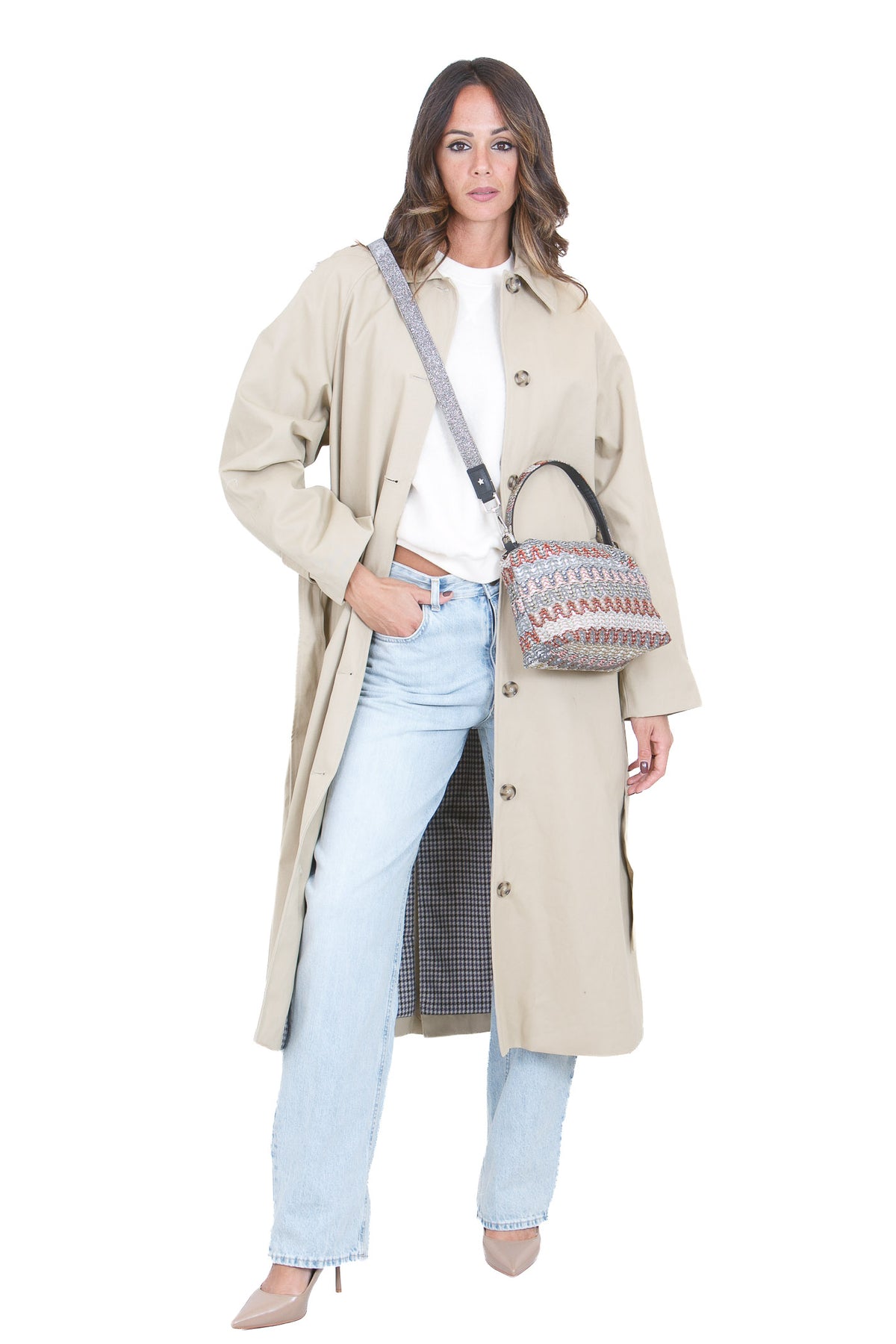 DES PETIT HAUTS  Cappotti Beige YVETTE-1H260553 02009 