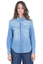 DONDUP  Camicie Blue DC507DF0272DLA2 800 