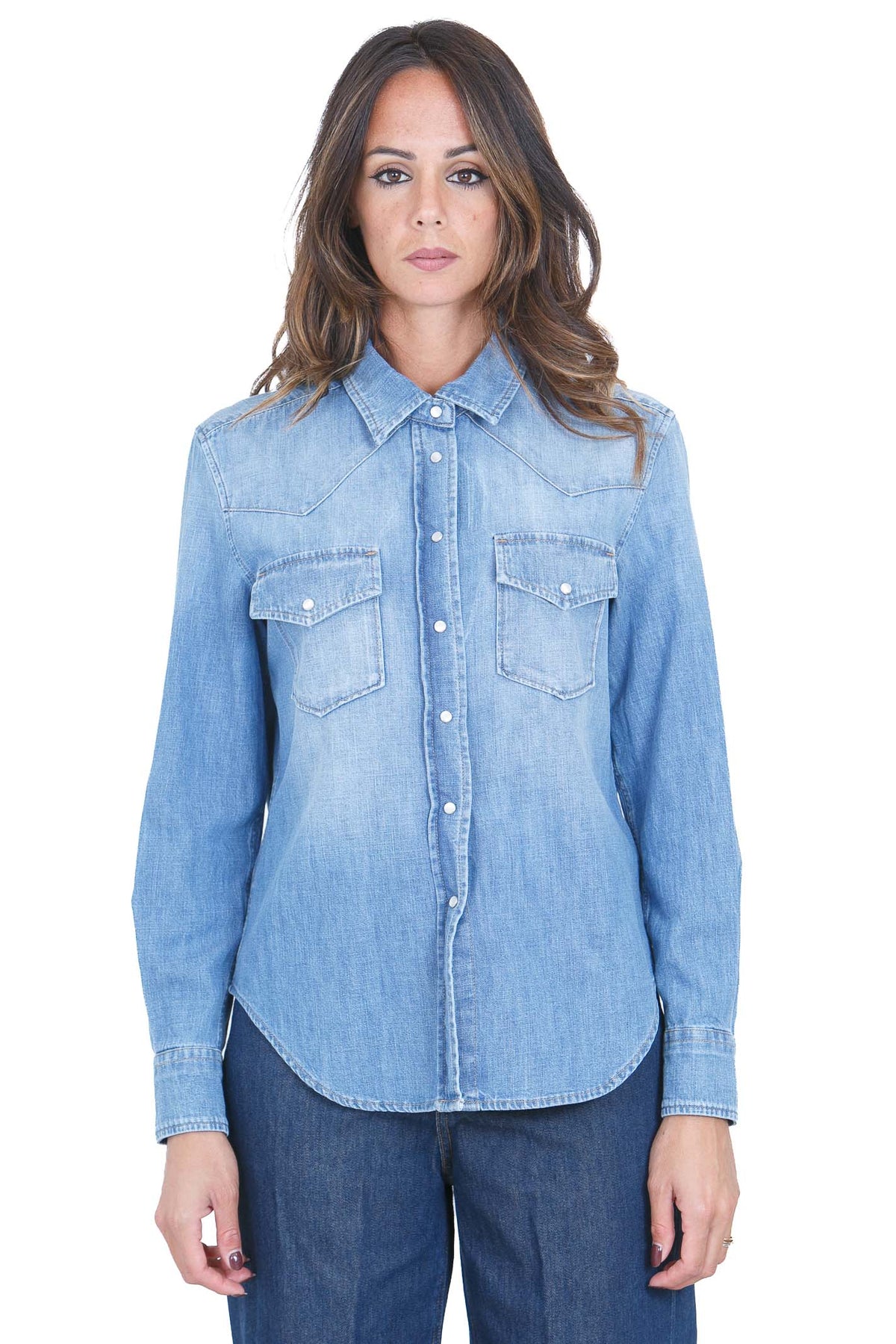 DONDUP  Camicie Blue DC507DF0272DLA2 800 