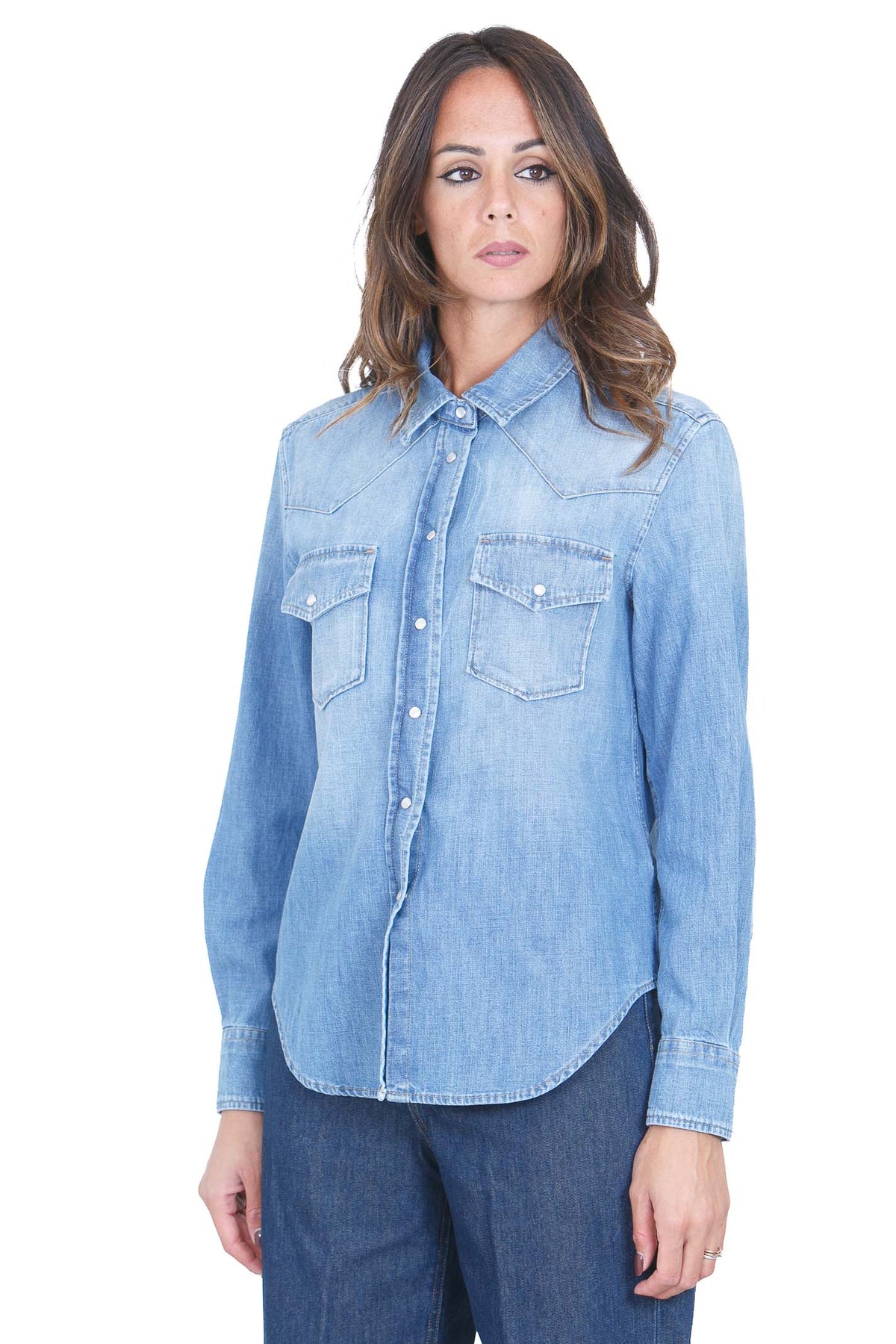 DONDUP  Camicie Blue DC507DF0272DLA2 800 