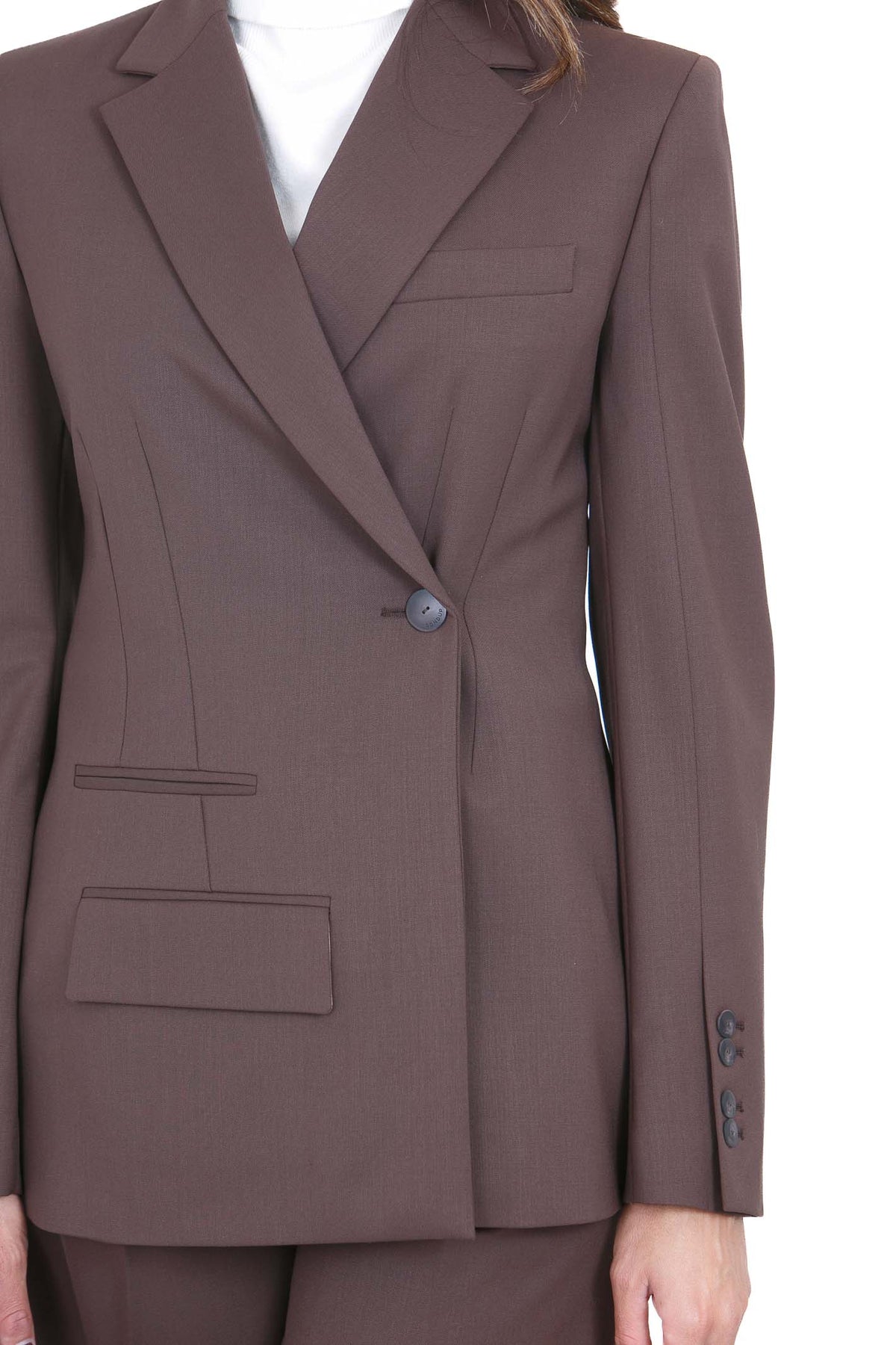 DONDUP  Blazer Chocolate DJ789WS0115DXXX 737 