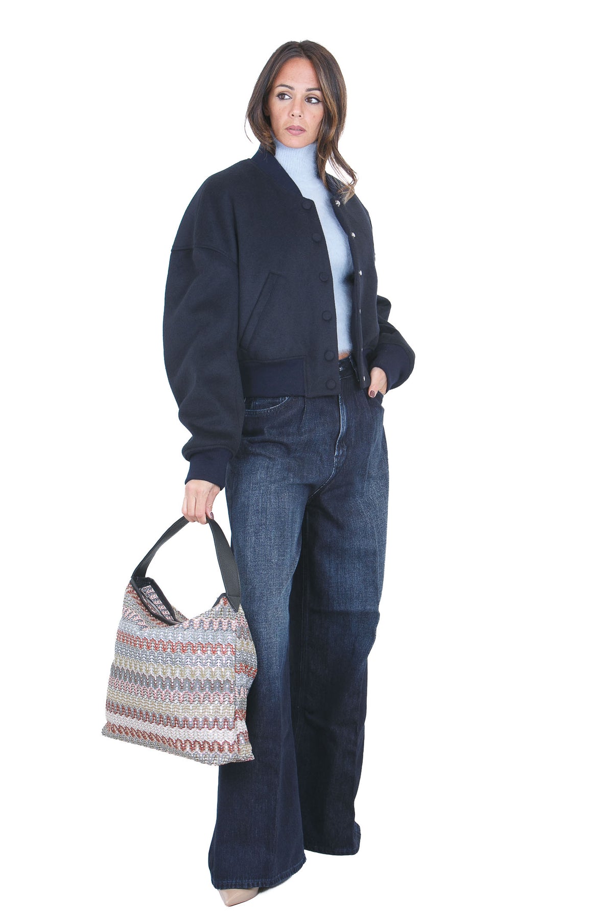 DONDUP  Bomber Dark blue DJ839WF0184DXXX 897 