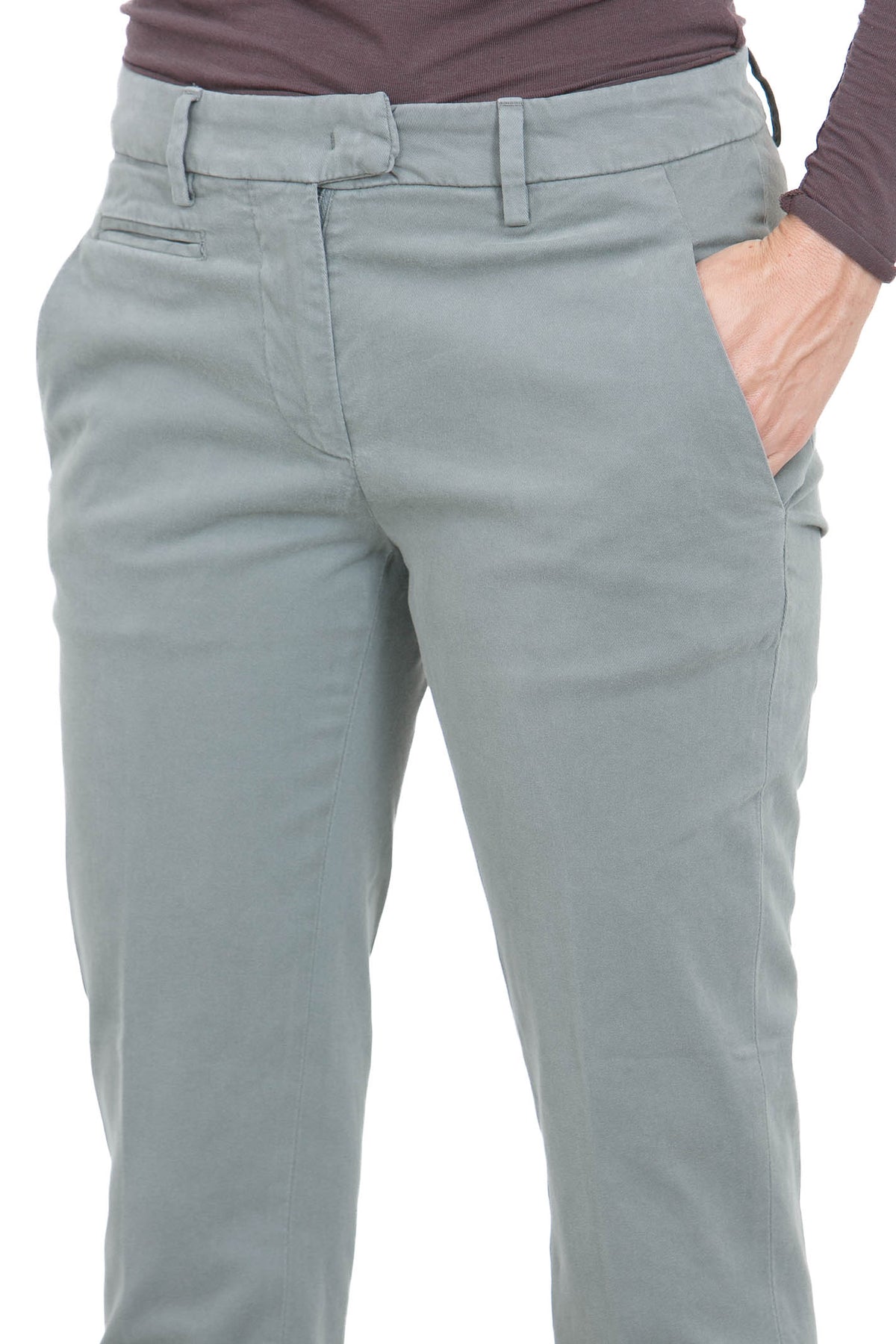 DONDUP  Pantaloni Olive green DP066GSE043DPTD 608 