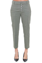 DONDUP  Pantaloni Olive green DP576GSE043DPTD 608 