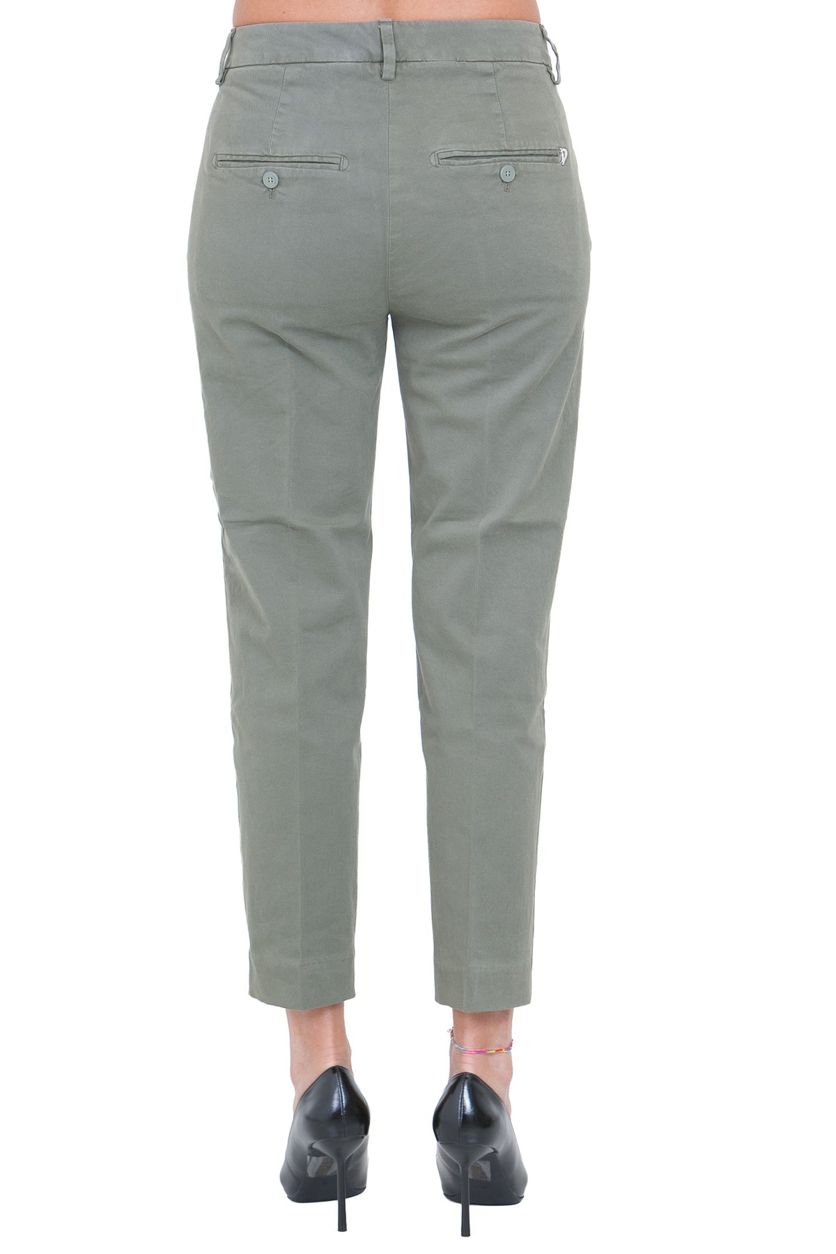 DONDUP  Pantaloni Olive green DP576GSE043DPTD 608 