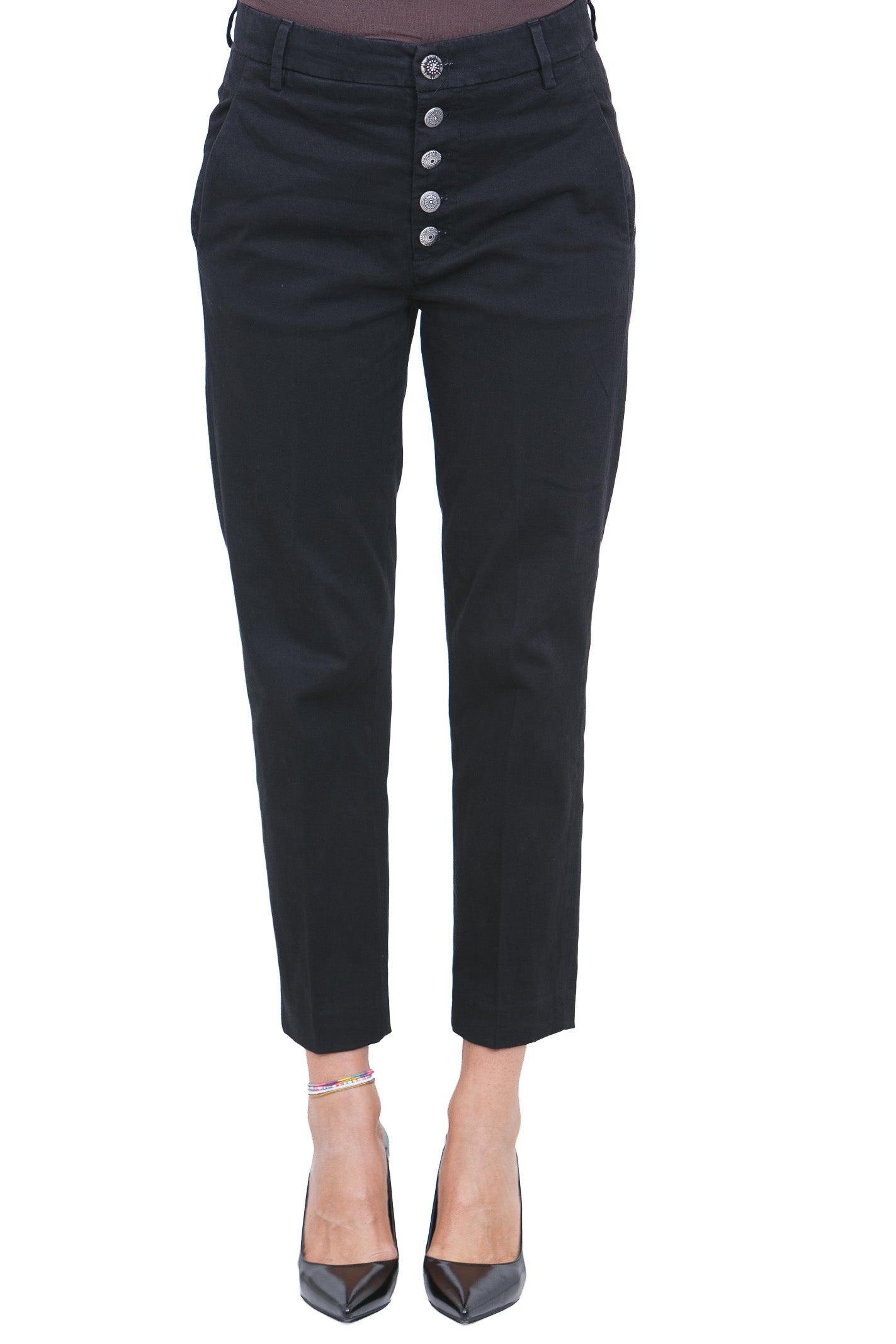 DONDUP  Pantaloni Black DP576GSE043DPTD 999 