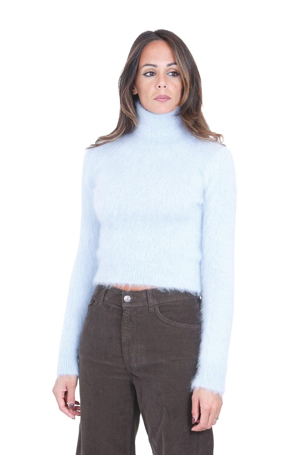 DONDUP  Maglie Baby blue DT441M01020D002 808 