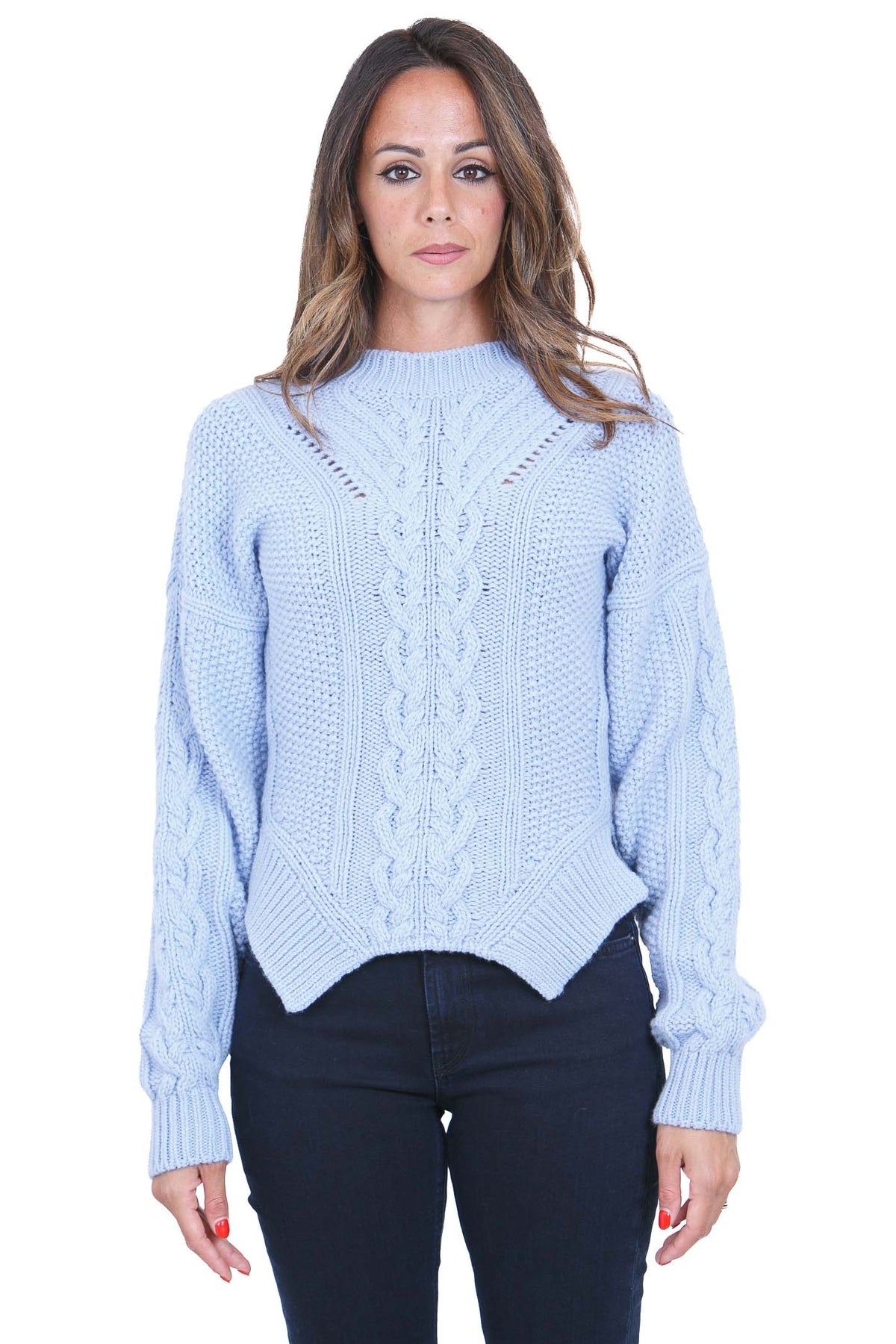 DONDUP  Maglie Baby blue DT446M01027D002 808 