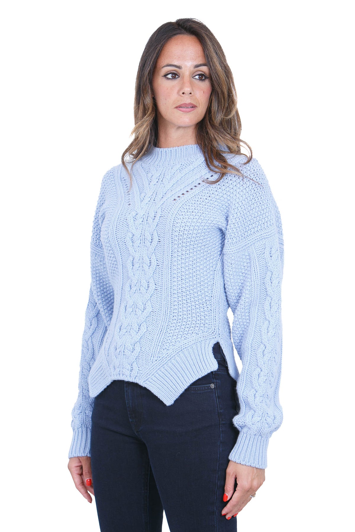 DONDUP  Maglie Baby blue DT446M01027D002 808 