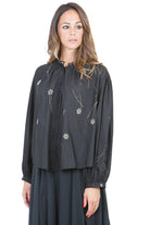 FORTE FORTE  Camicie Nero 15048MYSHIRT 8017 